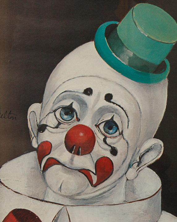 Sad Clown Photo Offset Lithograph after Richard "Red" Skelton
