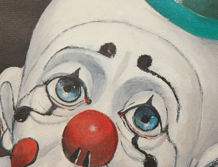 Sad Clown Photo Offset Lithograph after Richard "Red" Skelton