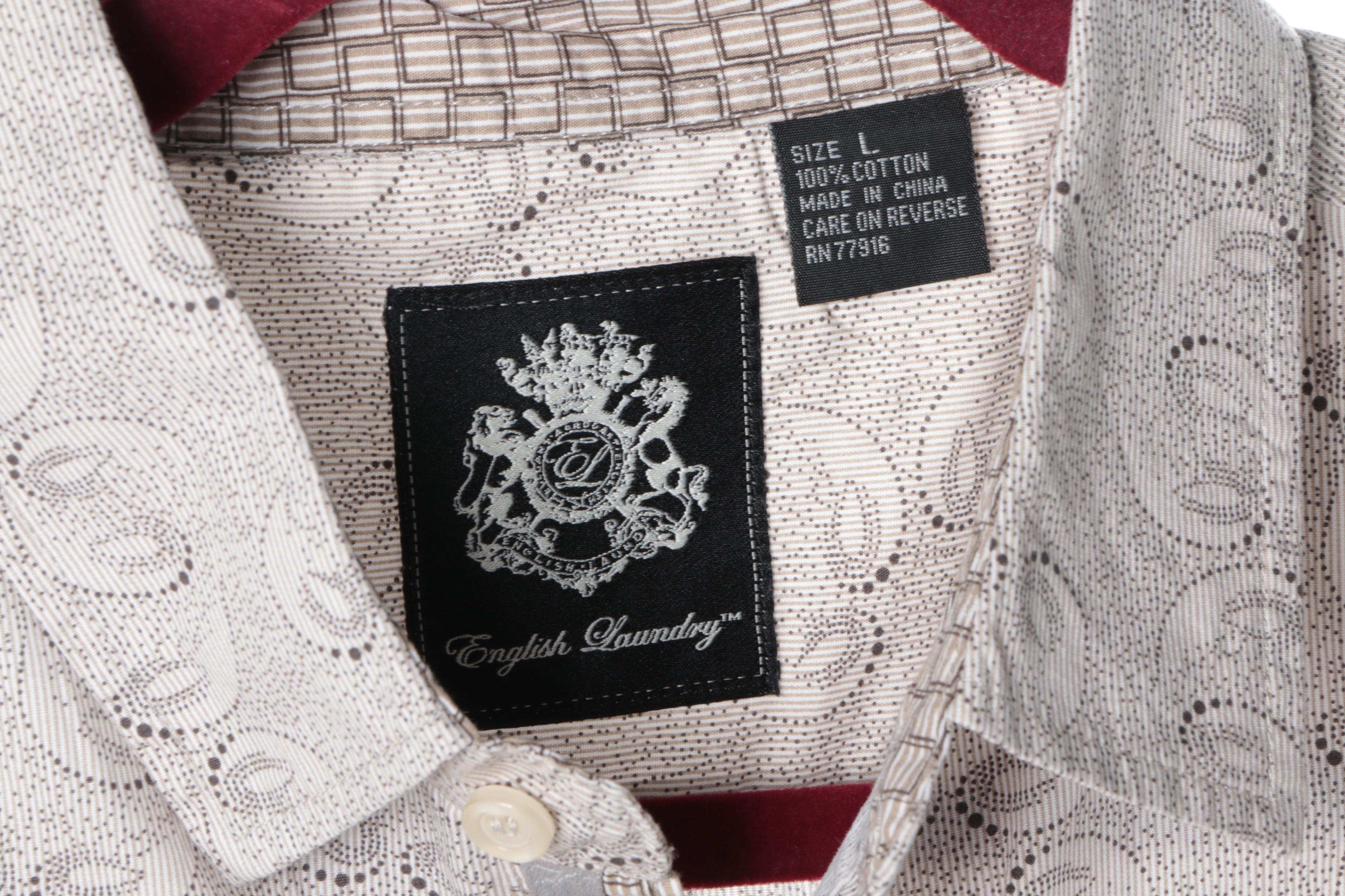 Men's Button-Down Shirts with English Laundry