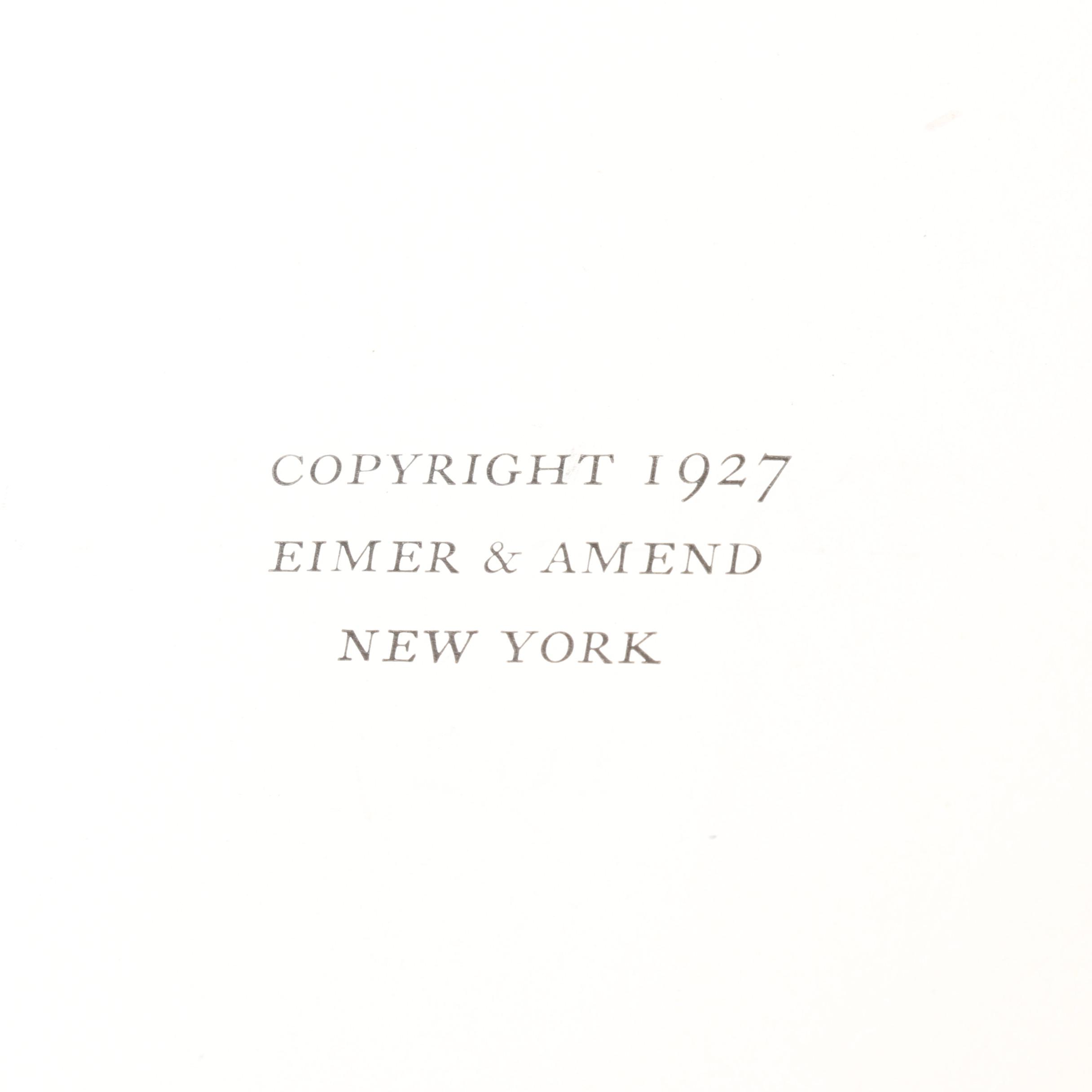 1927 Elmer & Amend "Biological, Chemical and Metallurgical Apparatus Catalog"