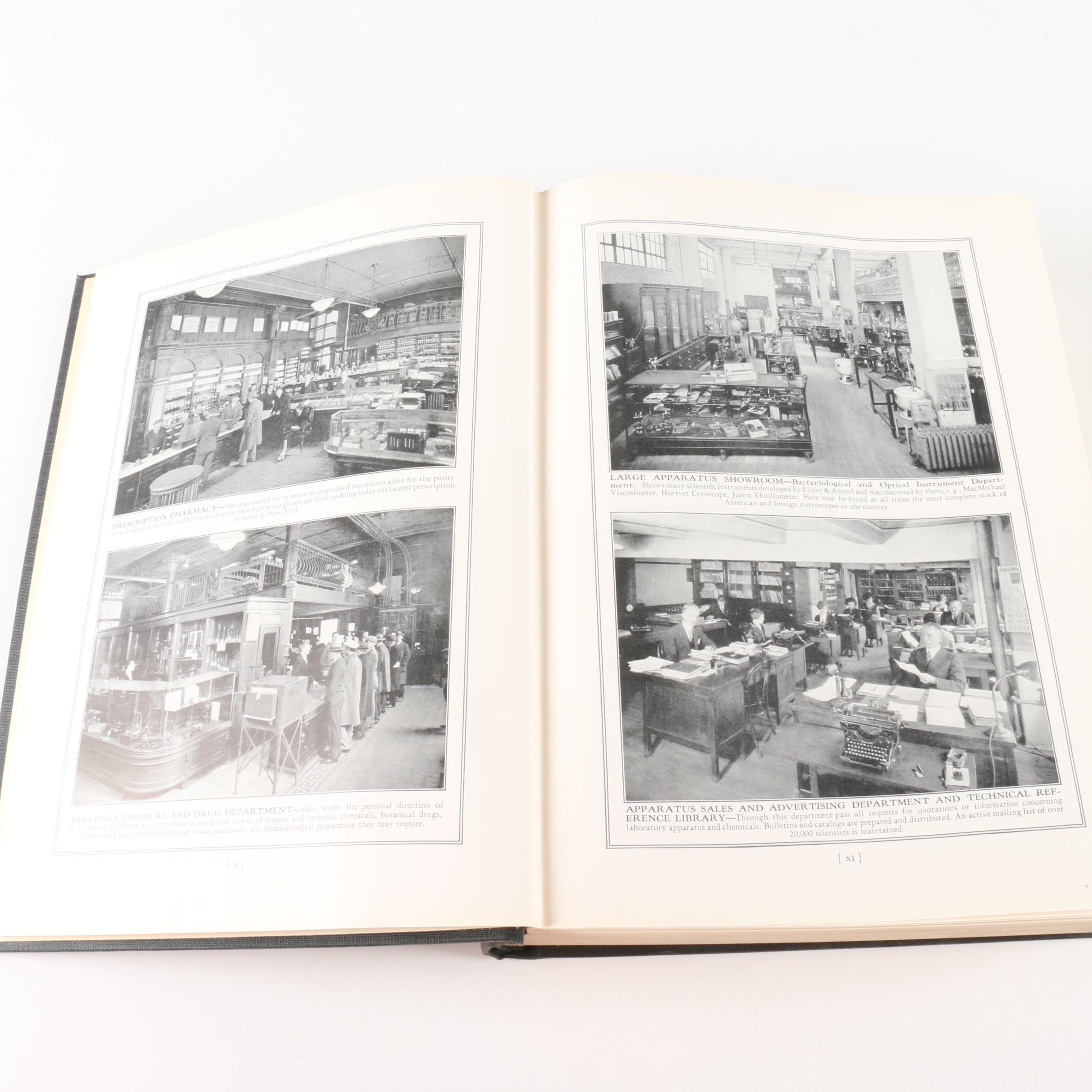 1927 Elmer & Amend "Biological, Chemical and Metallurgical Apparatus Catalog"