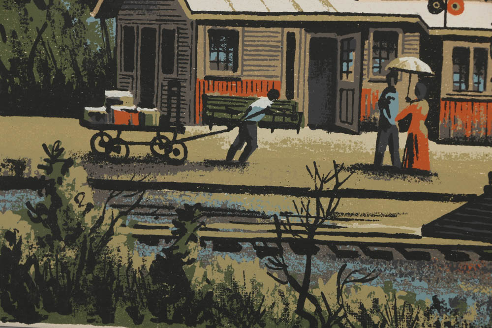 Assortment of Mark Coomer Serigraph on Board of Miscellaneous Scenes