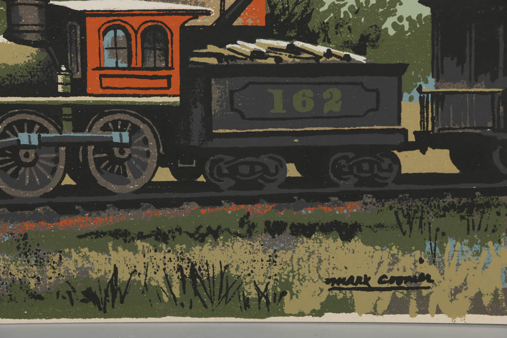 Collection of Mark Coomer Serigraphs on Boards of Genre Scenes