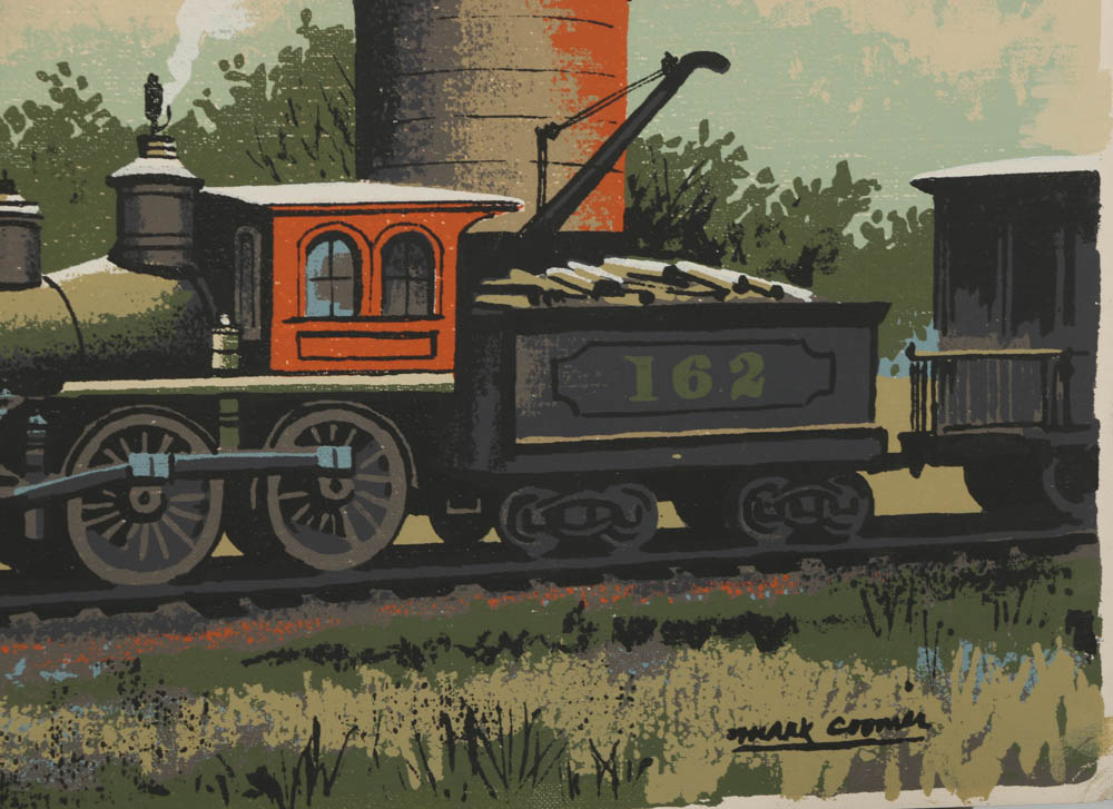 Assortment of Mark Coomer Serigraph on Board of Architectural Landscapes