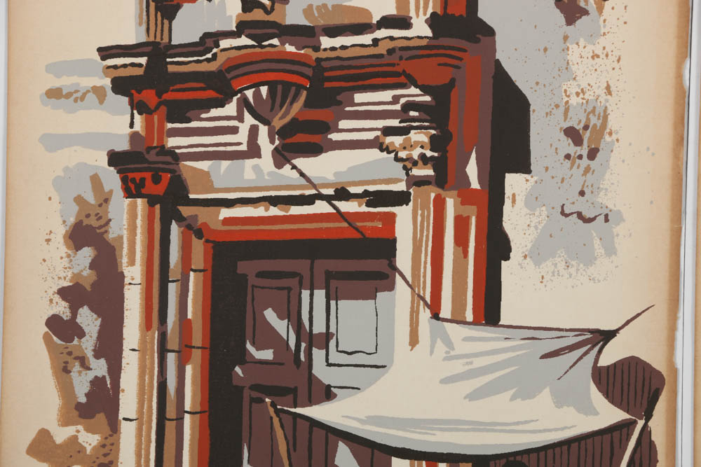 Collection of Mark Coomer Serigraphs on Paper of Urban Street Scenes