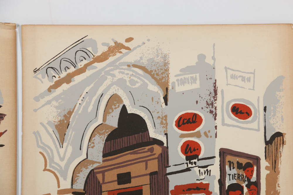 Collection of Mark Coomer Serigraphs on Paper of Urban Street Scenes