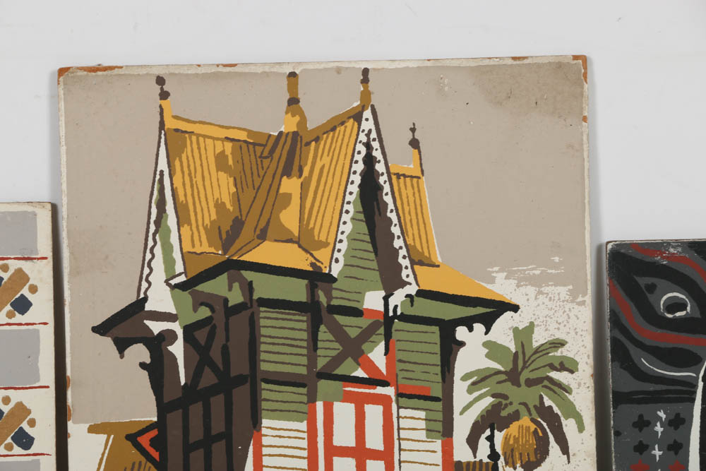 Assortment of Mark Commer Serigraphs on Board Various Subjects