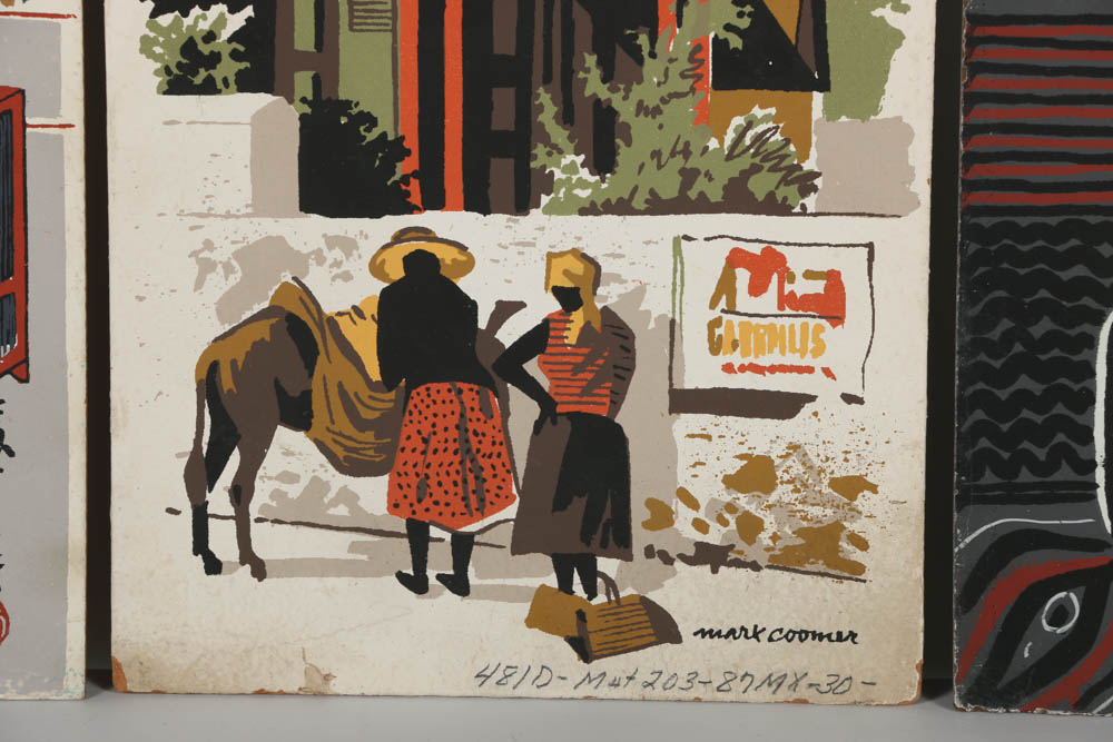 Assortment of Mark Commer Serigraphs on Board Various Subjects