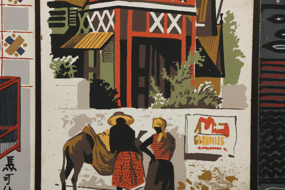 Assortment of Mark Commer Serigraphs on Board Various Subjects