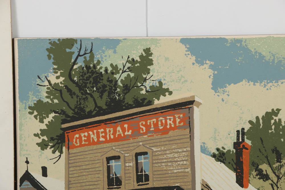 Assortment of Mark Coomer Serigraphs on Board