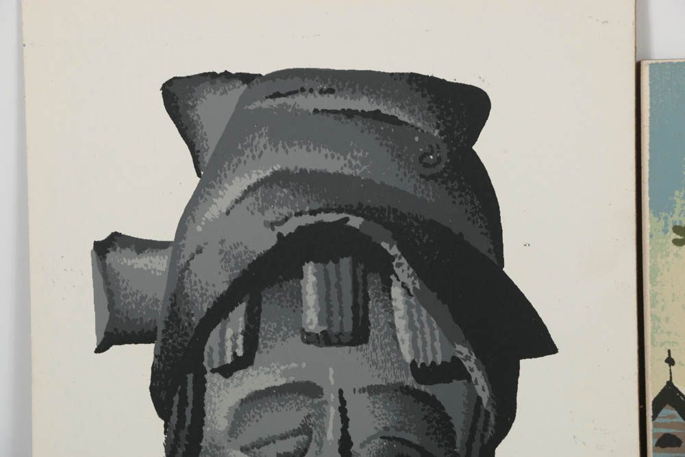 Assortment of Mark Coomer Serigraphs on Board