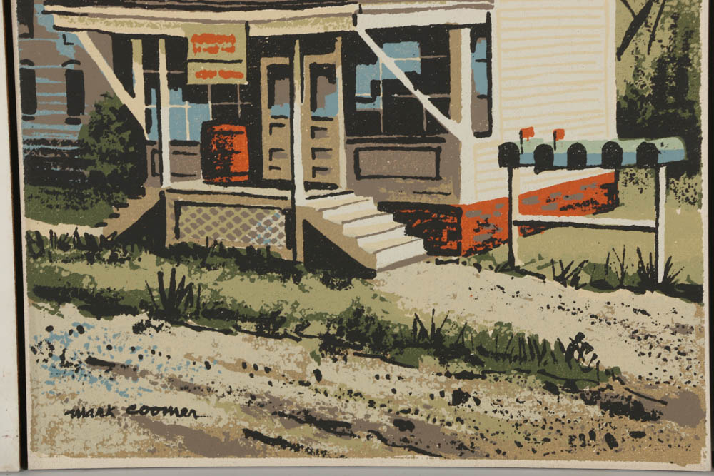 Assortment of Mark Coomer Serigraphs on Board