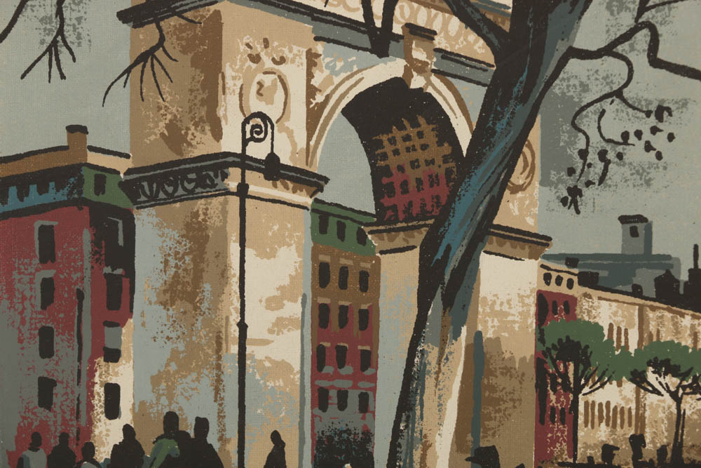 Collection of Mark Coomer Serigraphs on Boards of Architecture