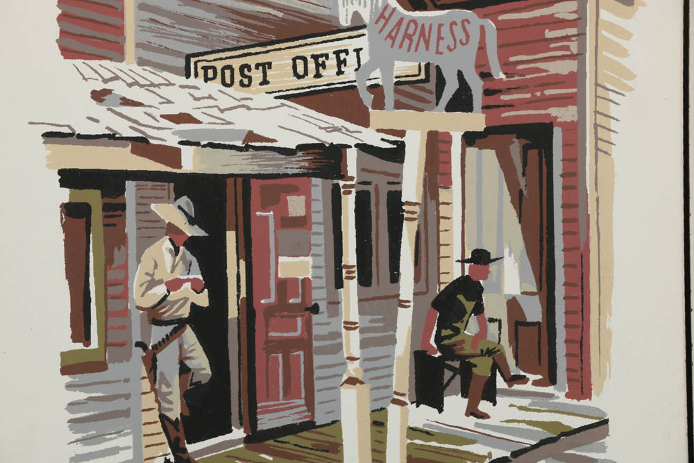 Collection of Mark Coomer Serigraphs on Boards of Genre Scenes