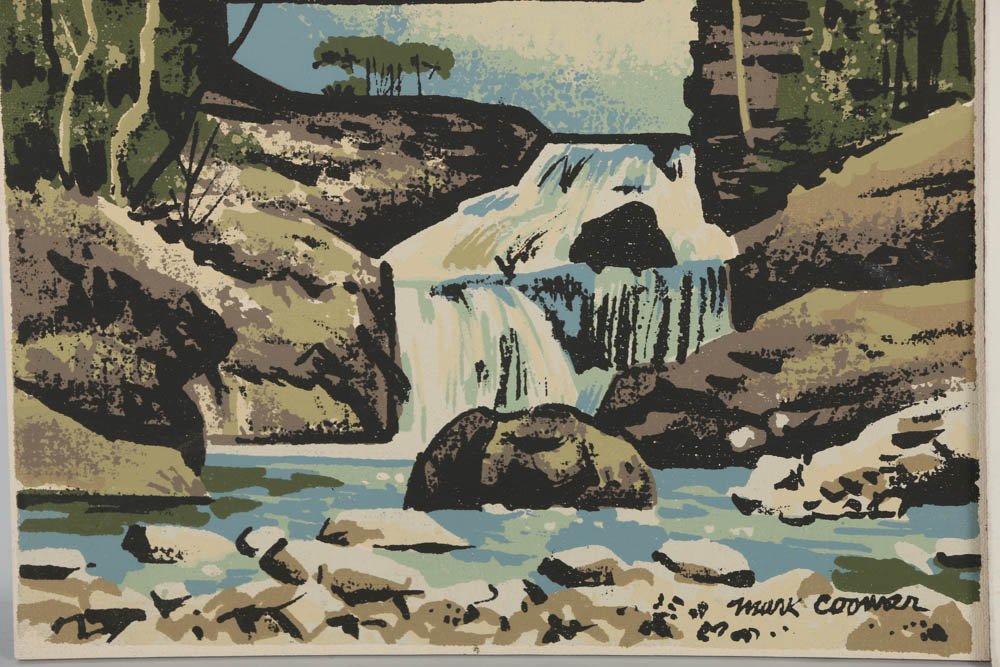 Collection of Mark Coomer Serigraphs on Boards of Genre Scenes