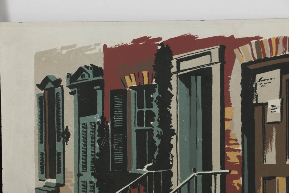 Collection of Mark Coomer Serigraphs on Boards of Genre Scenes