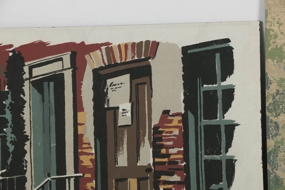 Collection of Mark Coomer Serigraphs on Boards of Genre Scenes