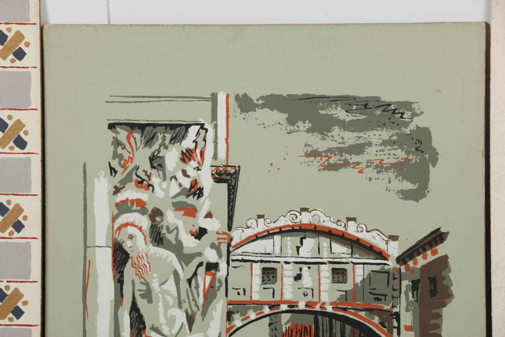 Assortment of Mark Coomer Serigraphs on Board of Genre Scenes