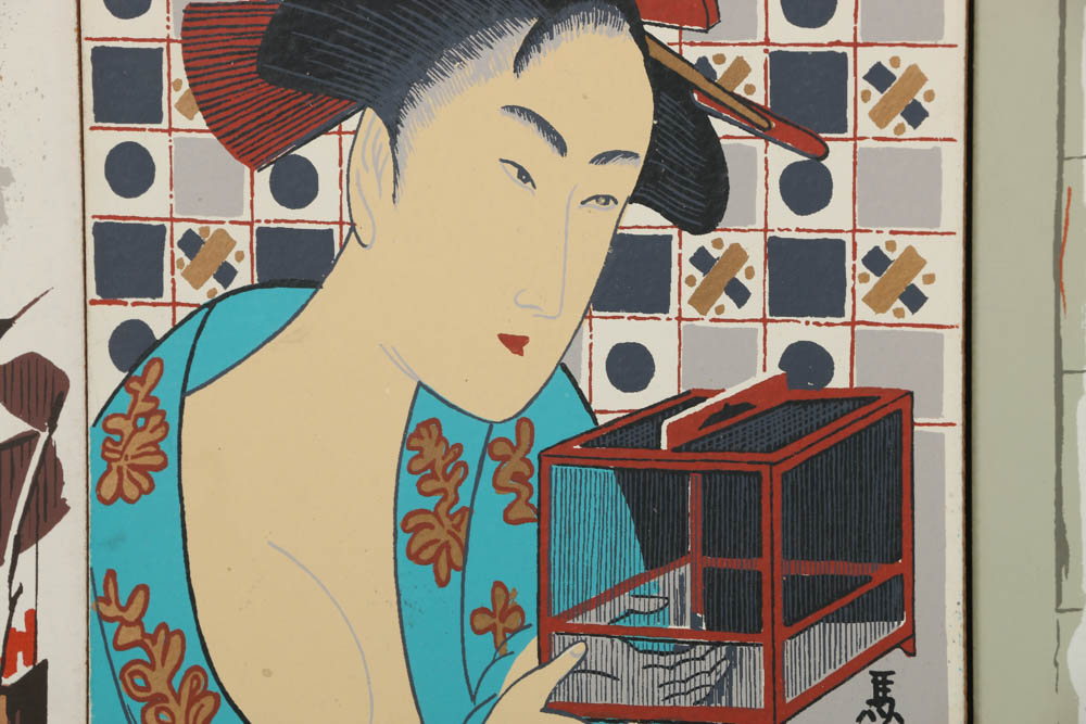 Assortment of Mark Coomer Serigraphs on Board of Genre Scenes