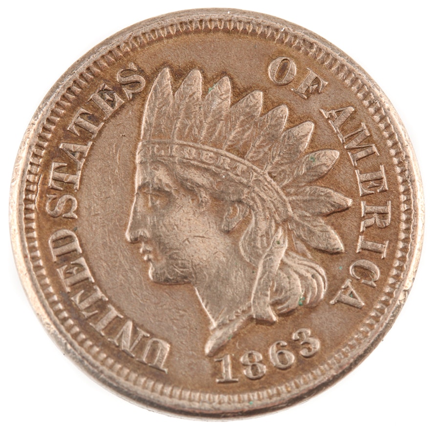 1863 Indian Head Cent