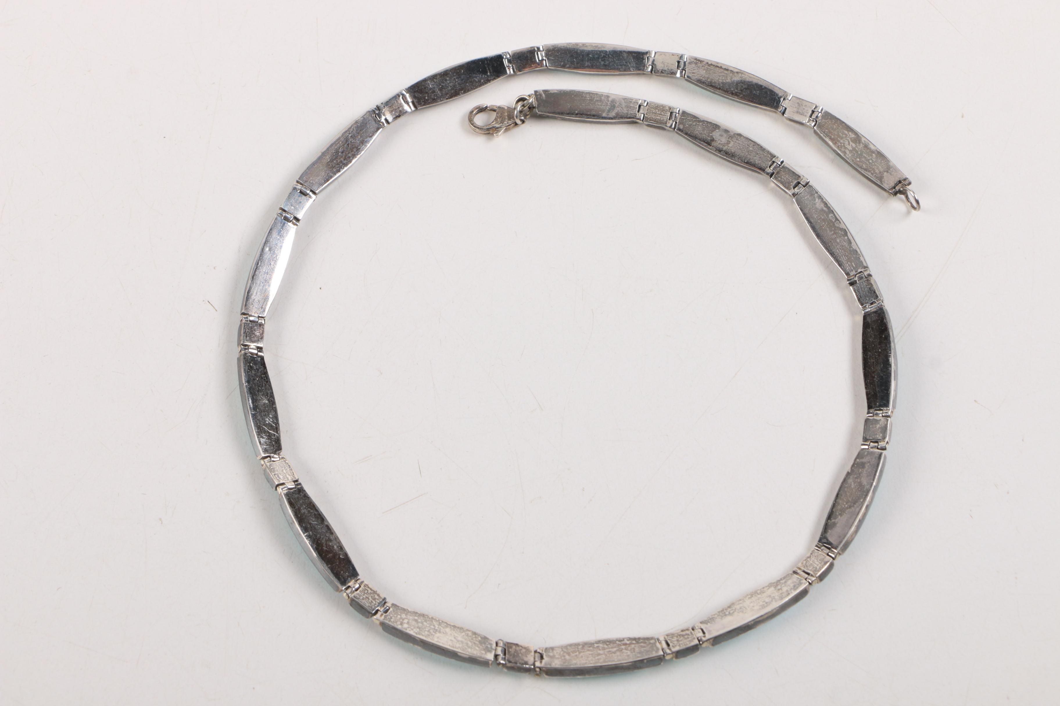 Sterling Silver Southwestern Jewelry Including Turquoise, Lapis Lazuli and Opal