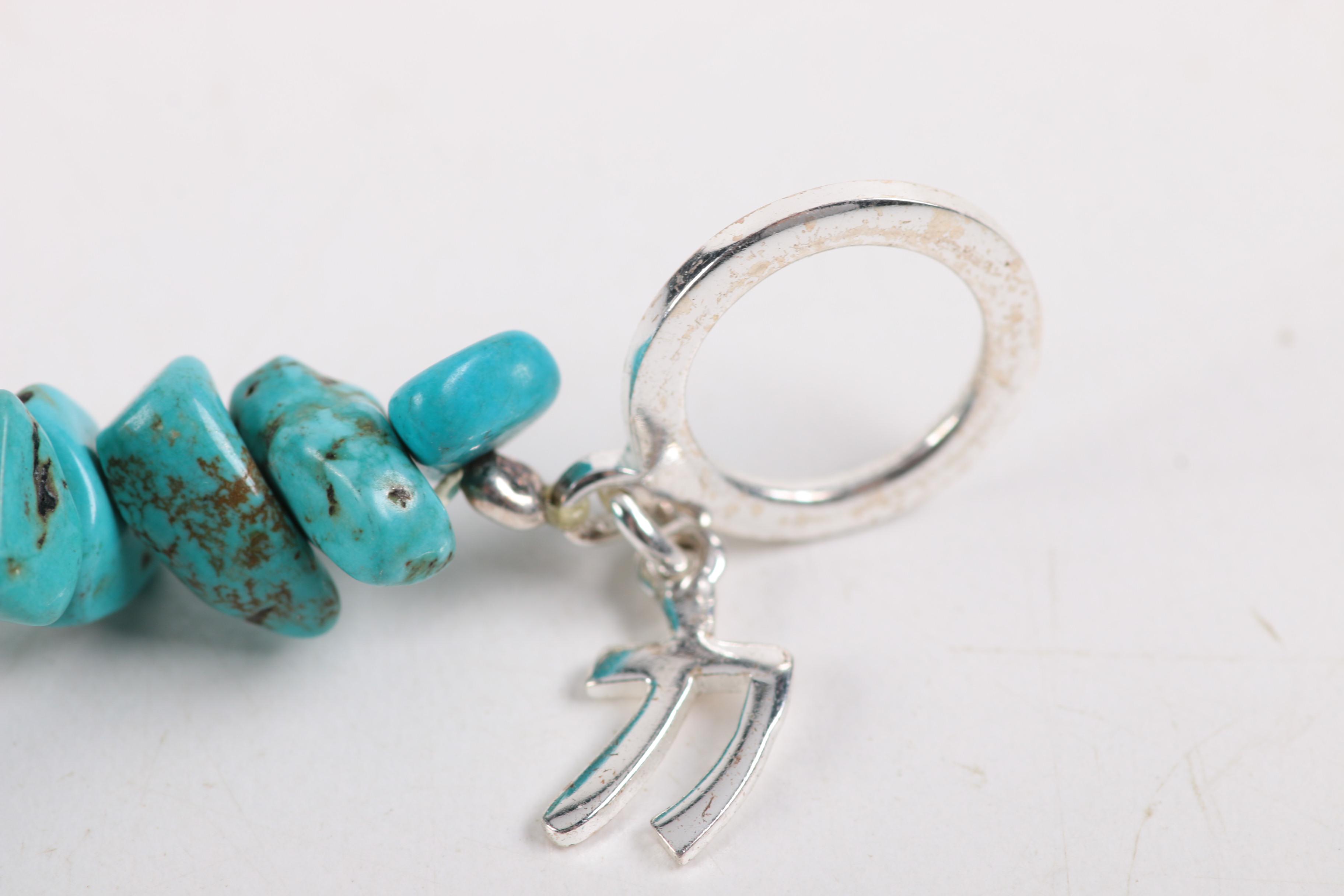 Sterling Silver Southwestern Jewelry Including Turquoise, Lapis Lazuli and Opal