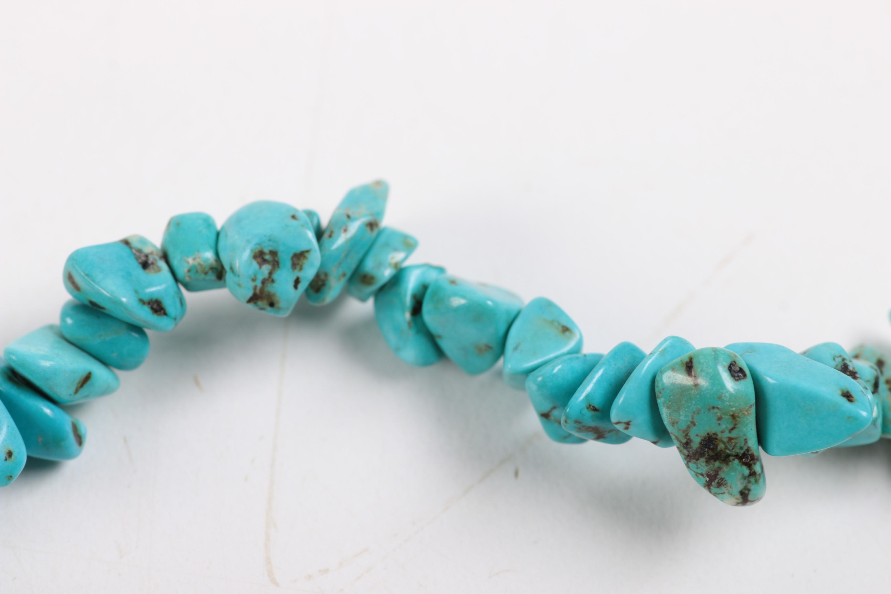 Sterling Silver Southwestern Jewelry Including Turquoise, Lapis Lazuli and Opal