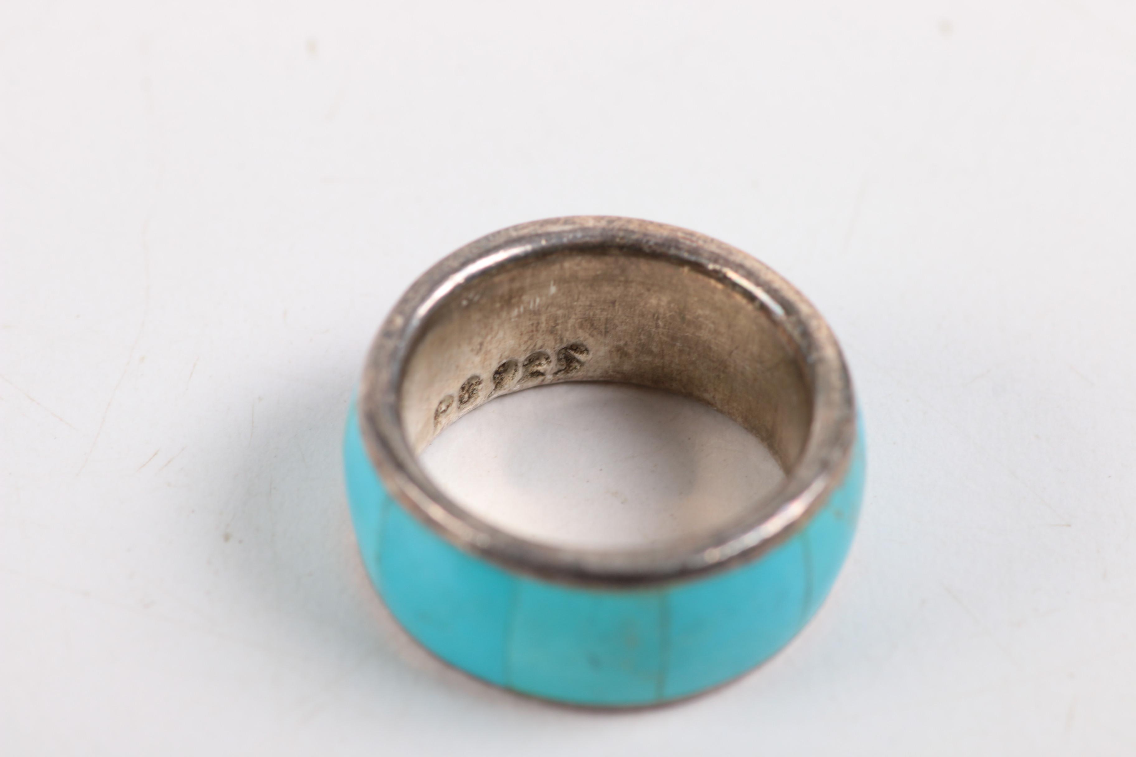 Sterling Silver Southwestern Jewelry Including Turquoise, Lapis Lazuli and Opal