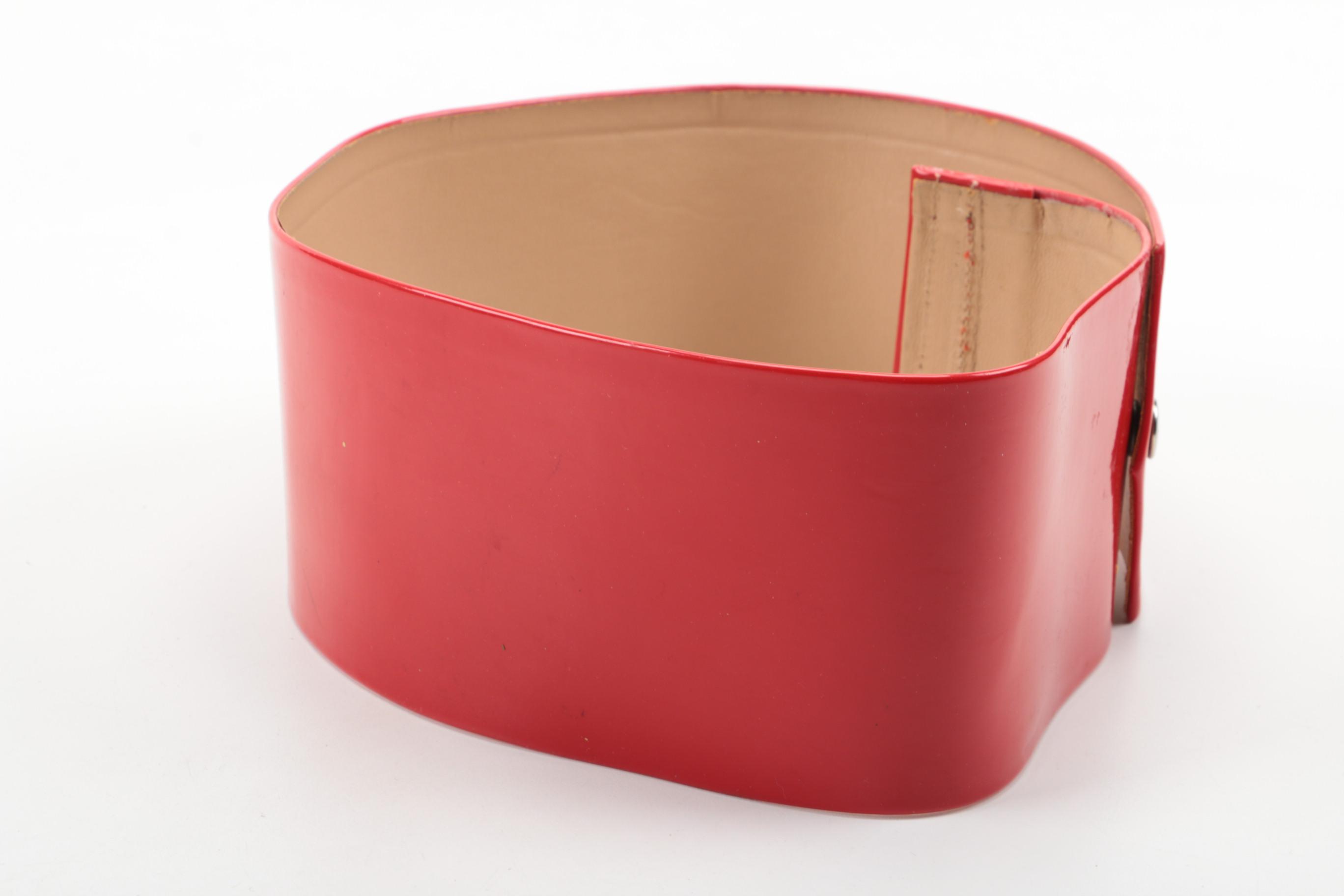 Vintage Cardinali Vinyl Belt