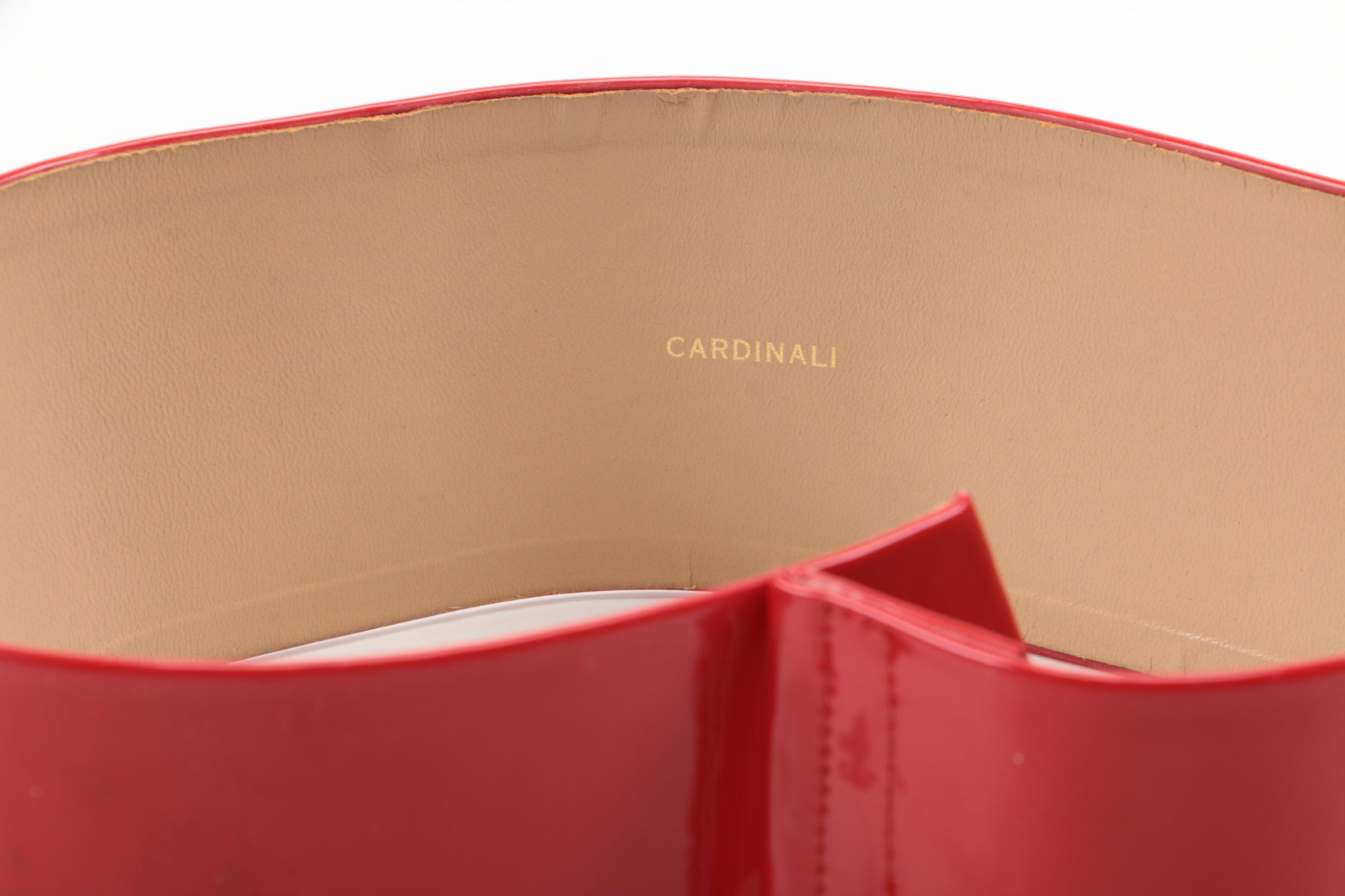 Vintage Cardinali Vinyl Belt