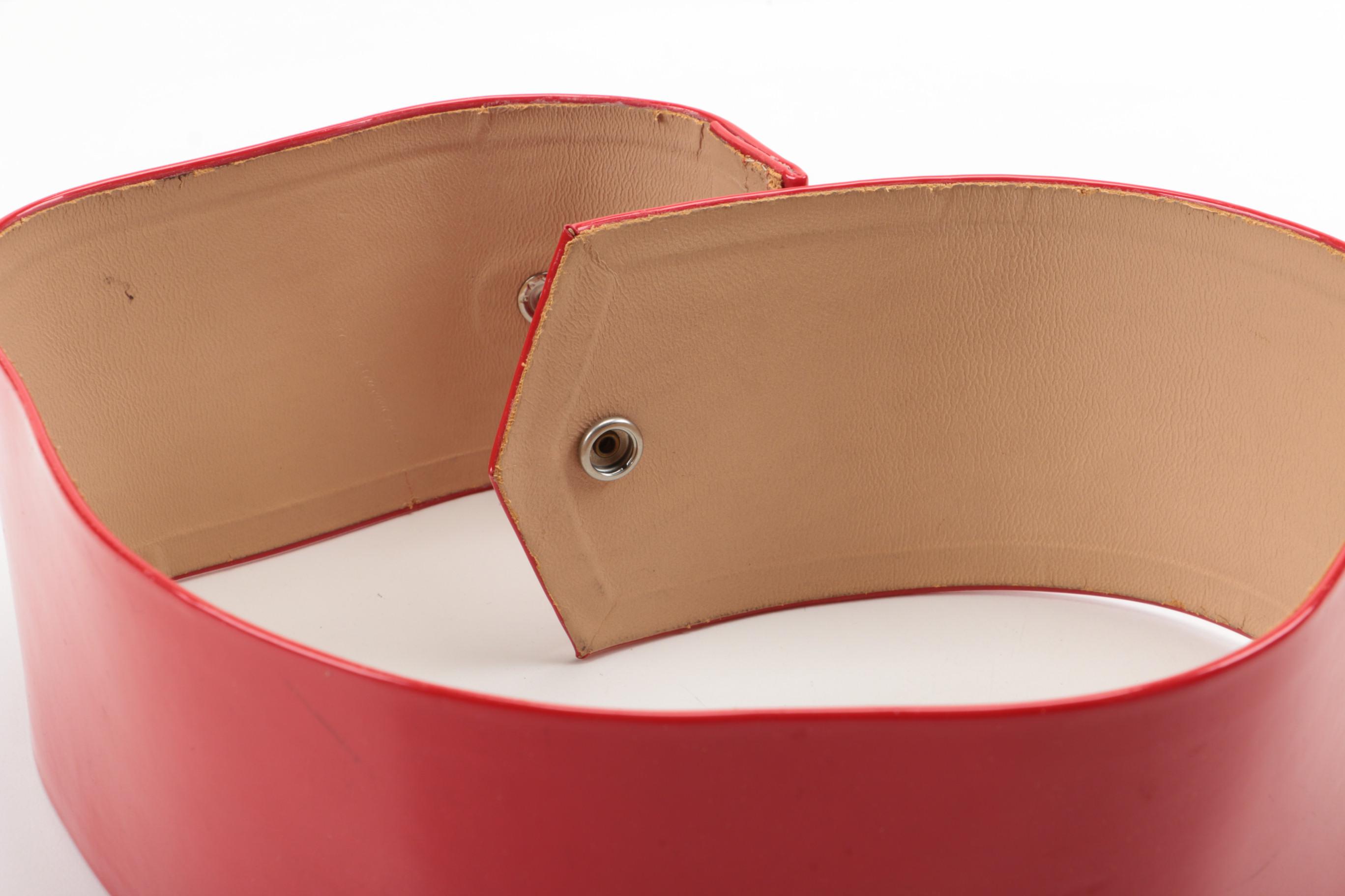 Vintage Cardinali Vinyl Belt