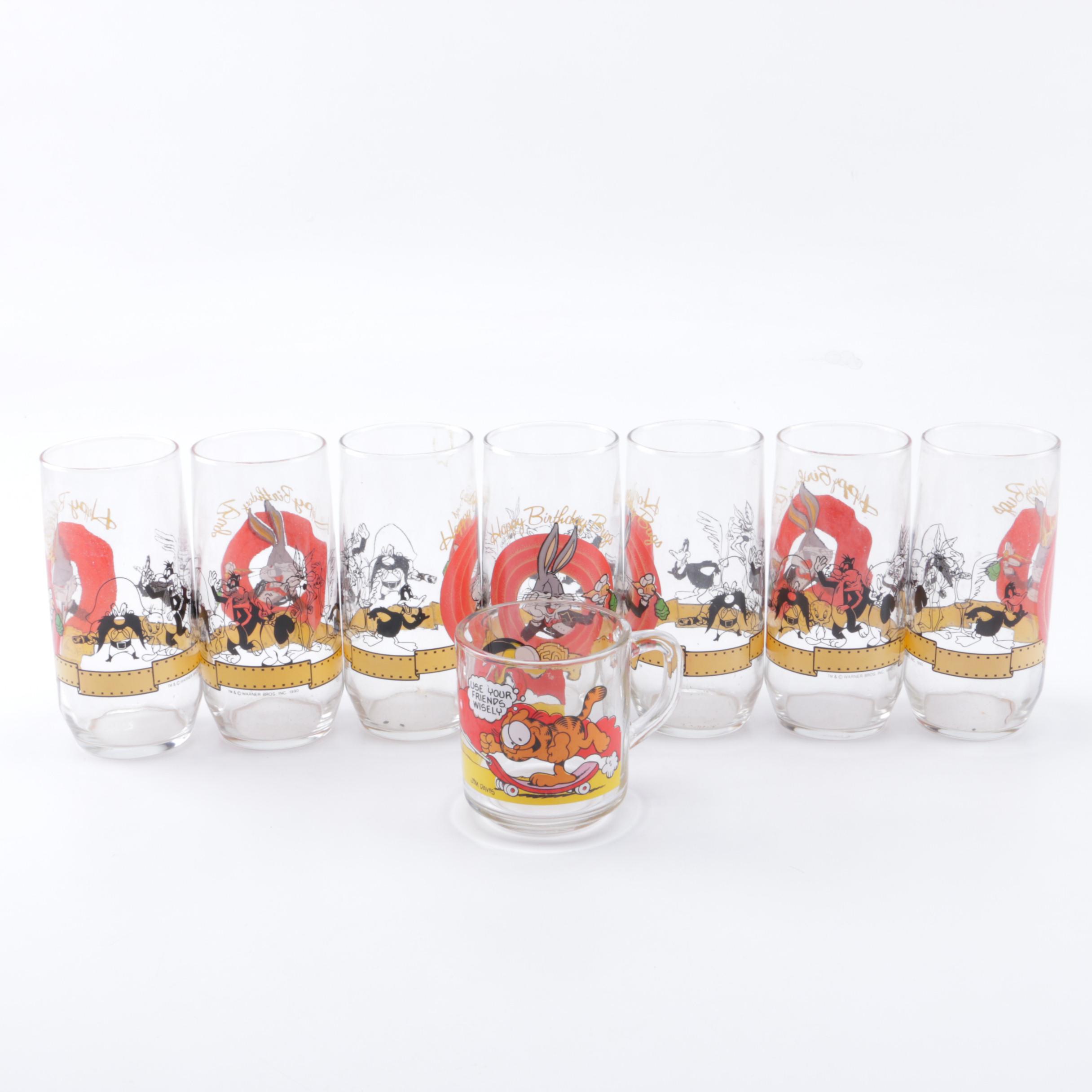 Bugs Bunny 50th Birthday Glassware Set