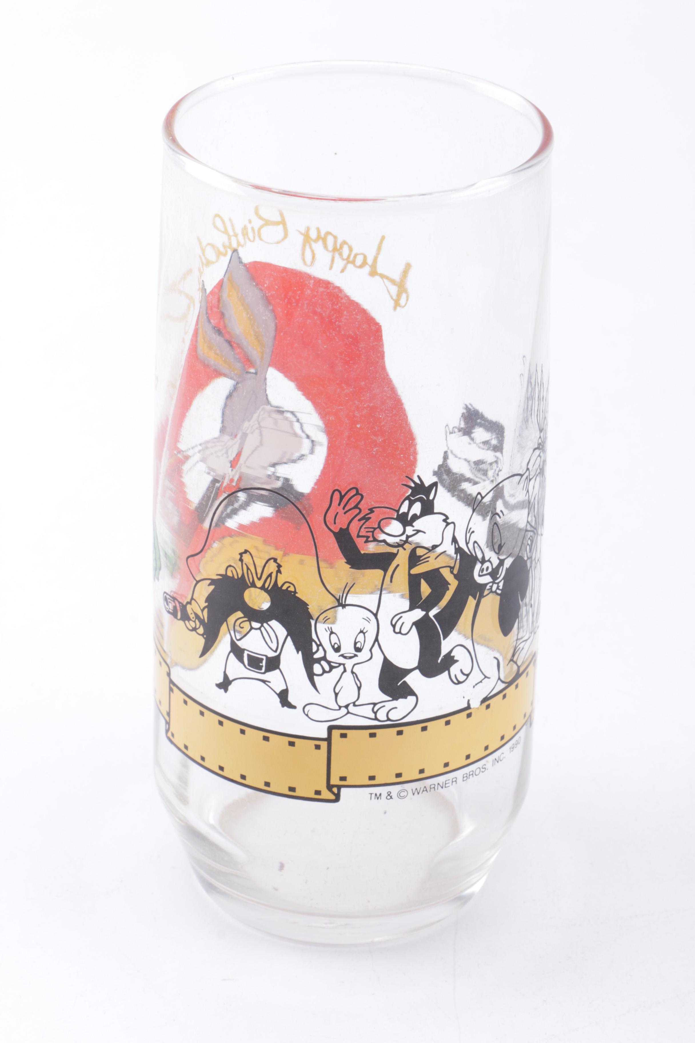 Bugs Bunny 50th Birthday Glassware Set