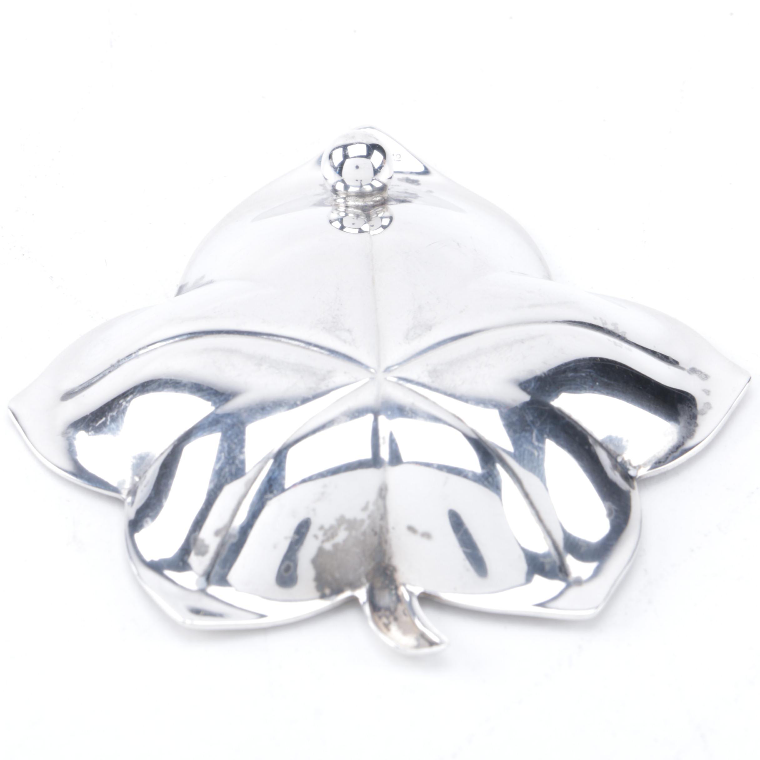 Tiffany & Co Sterling Silver Leaf Dish