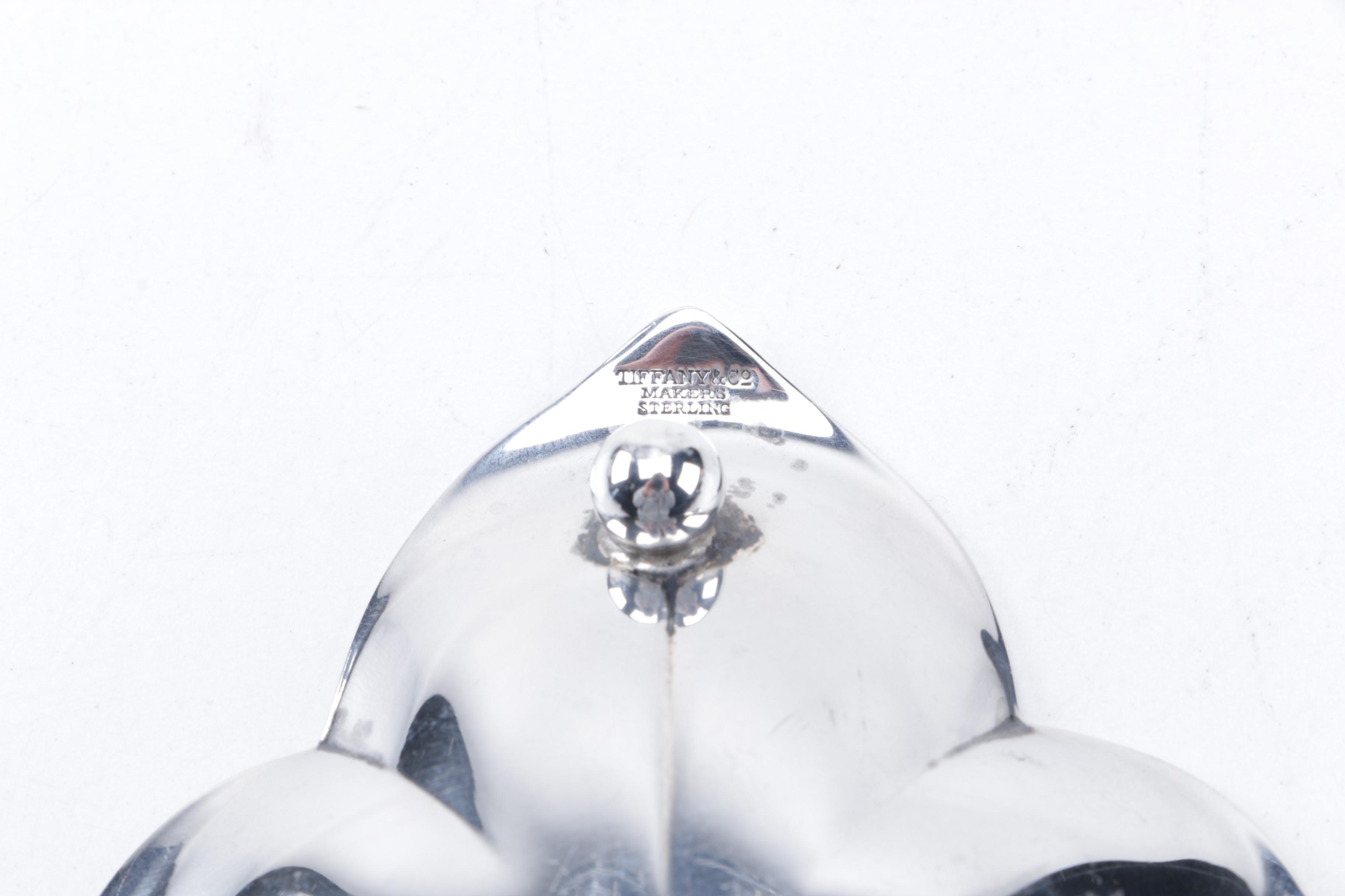 Tiffany & Co Sterling Silver Leaf Dish