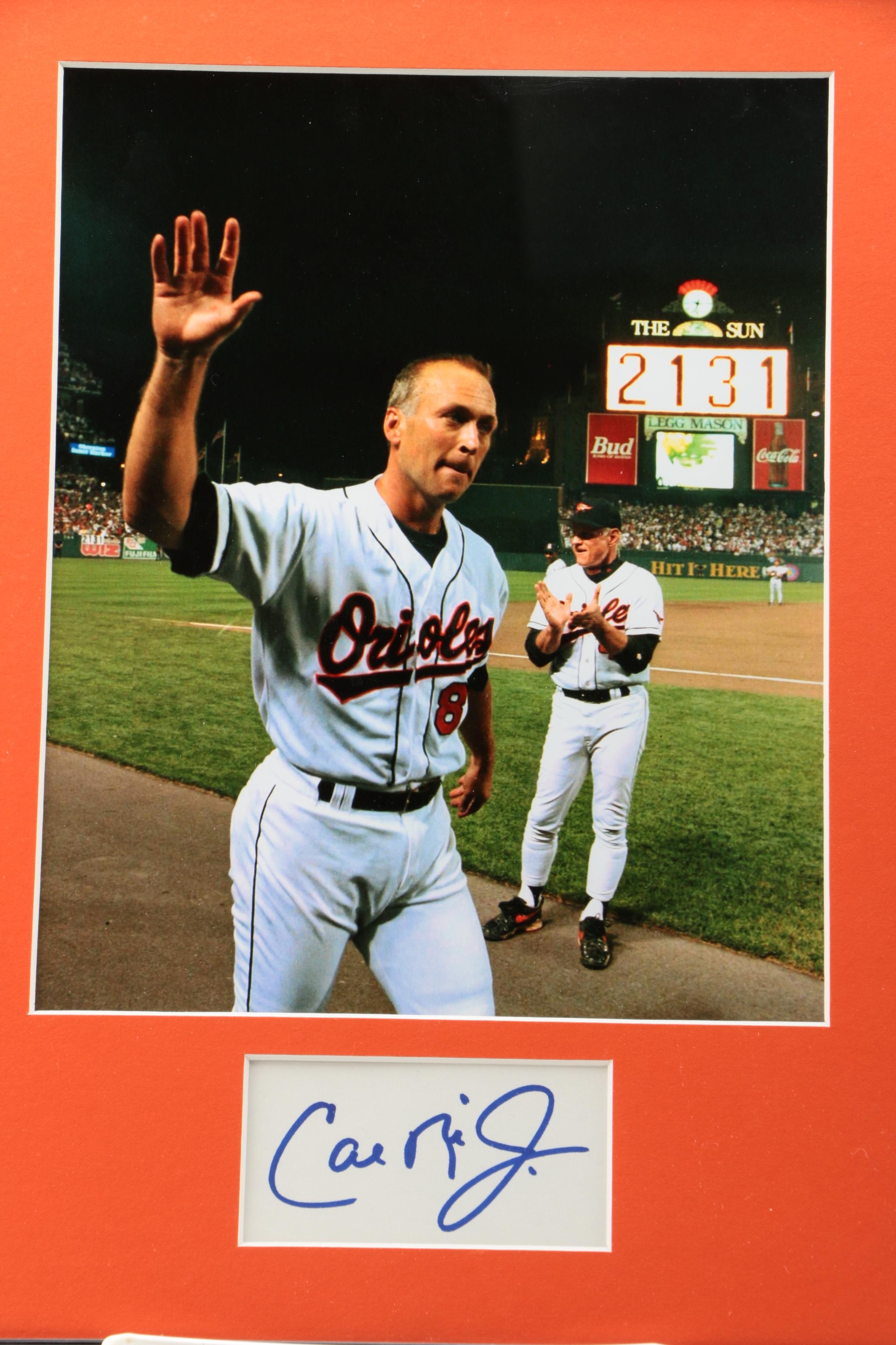 Cal Ripken Jr. Autographed Framed Photo
