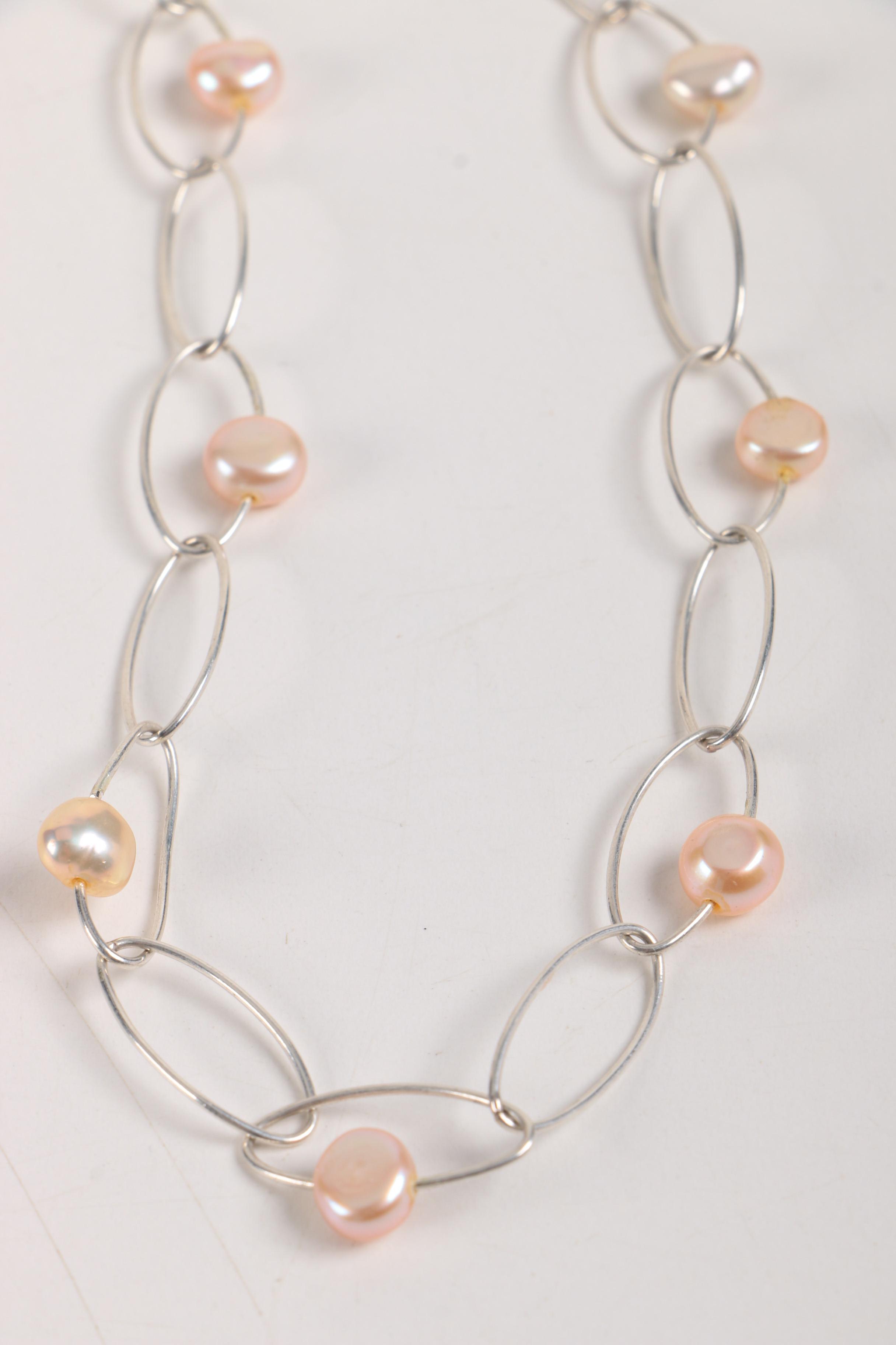 Sterling Silver Jewelry and a Gold Tone Costume Brooch