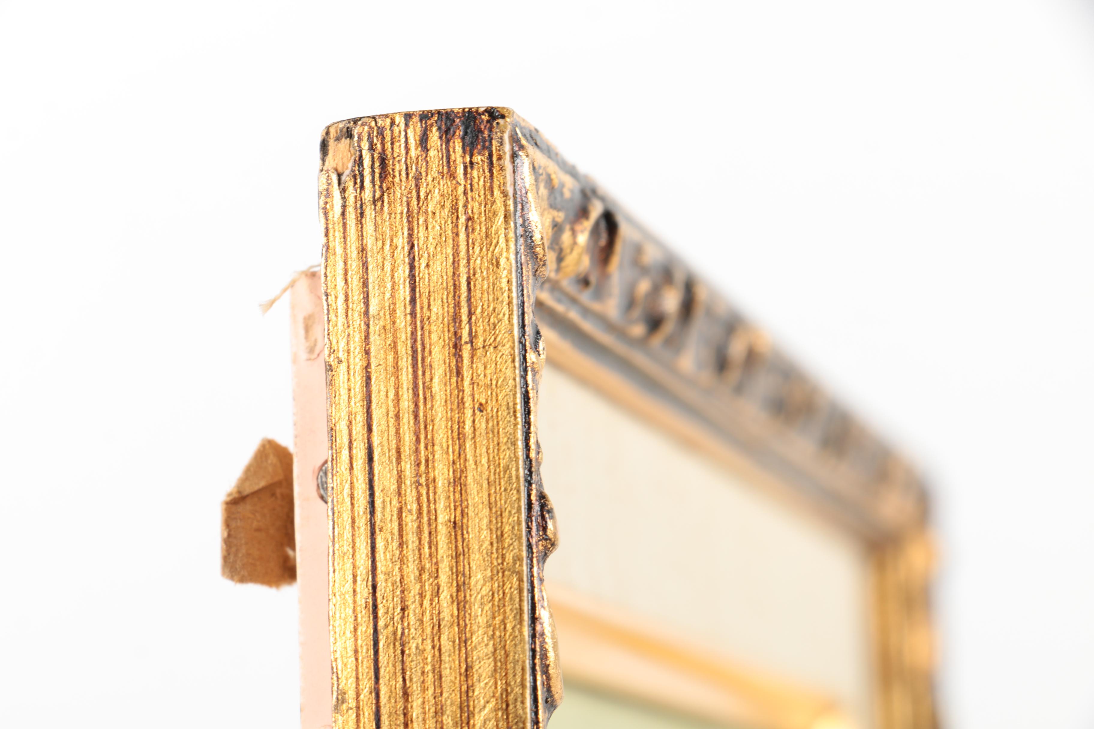 Les Mandel Oil Painting on Canvas of a Rural Landcape