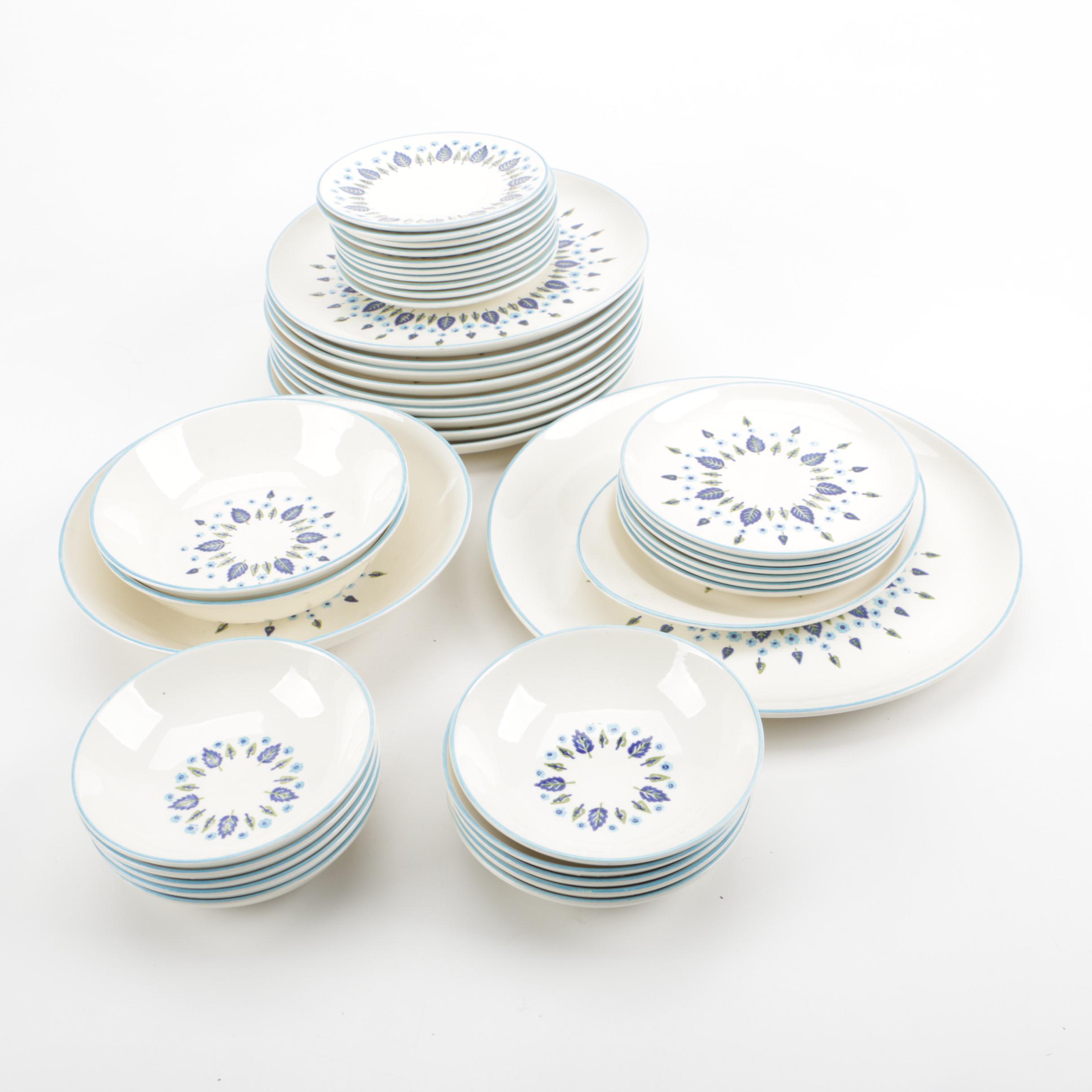 Vintage Mid Century Modern Marcrest "Swiss Alpine" Tableware