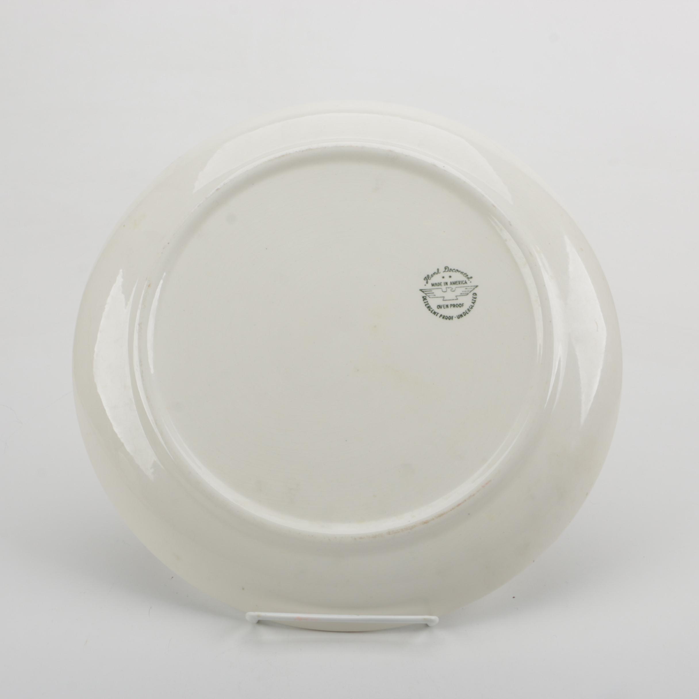 Vintage Mid Century Modern Marcrest "Swiss Alpine" Tableware