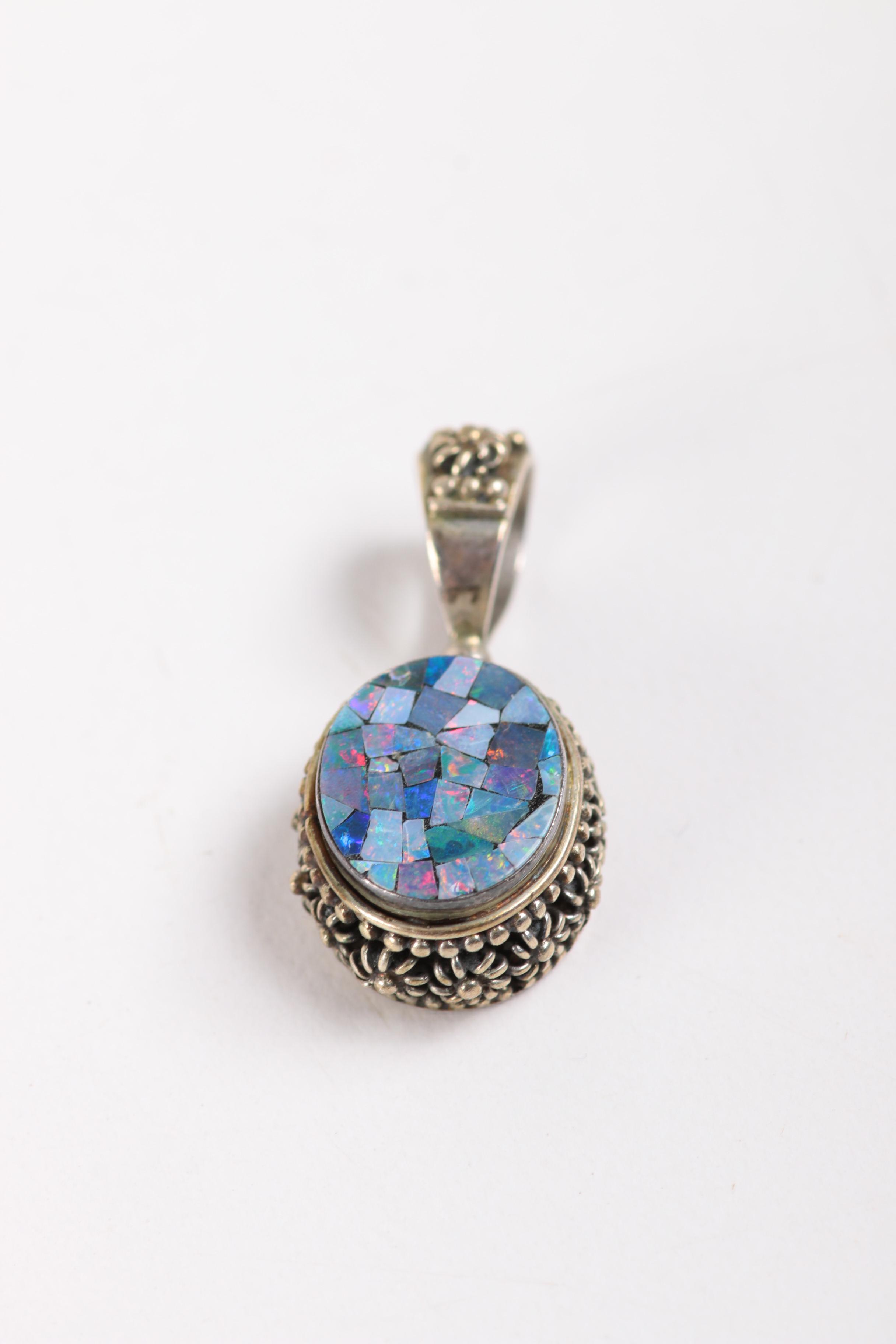 Sterling Silver Jewelry Including Jerry Roan Navajo Cuff Bracelet