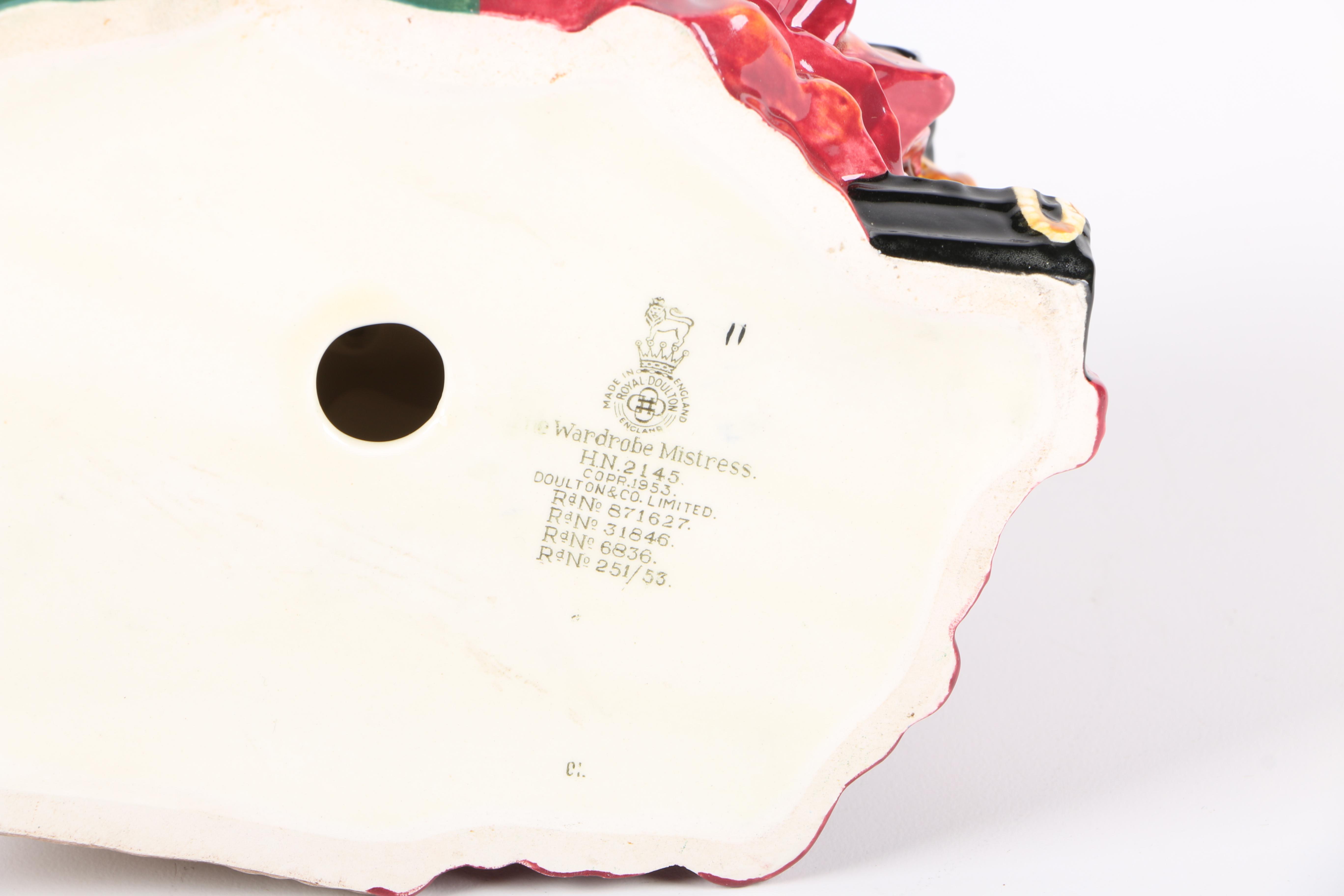 1953 Royal Doulton "Wardrobe Mistress" Figurine