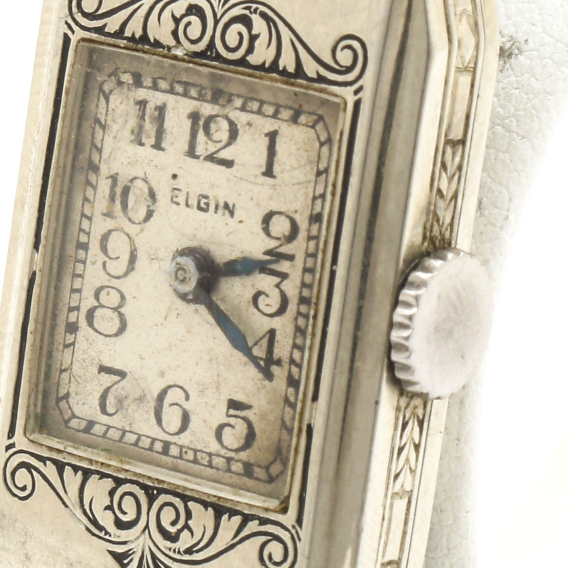 Vintage Elgin 14K White Gold Filled Watch