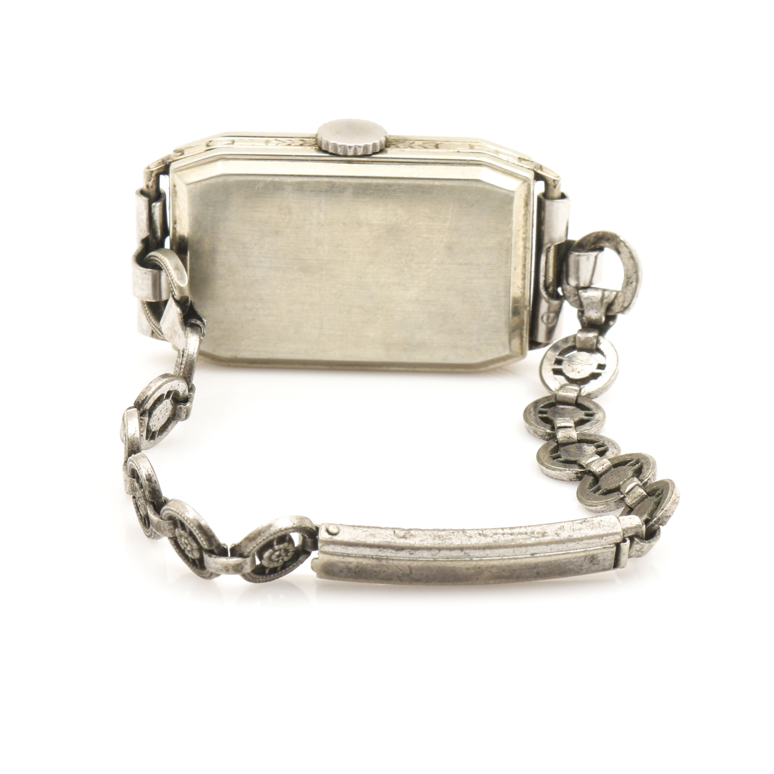 Vintage Elgin 14K White Gold Filled Watch