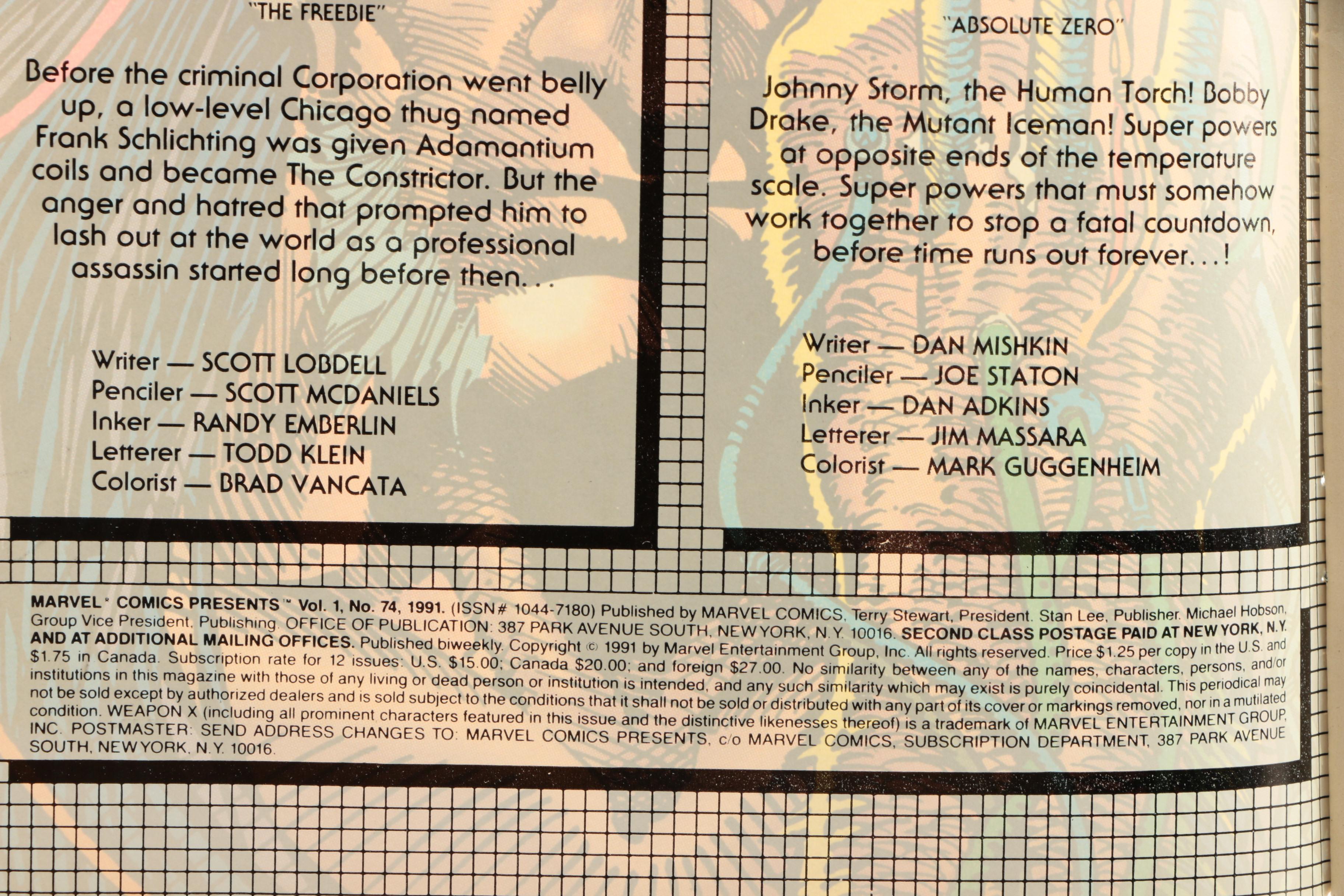 "Secret Defenders" 1-3 and X-Men Themed Comics