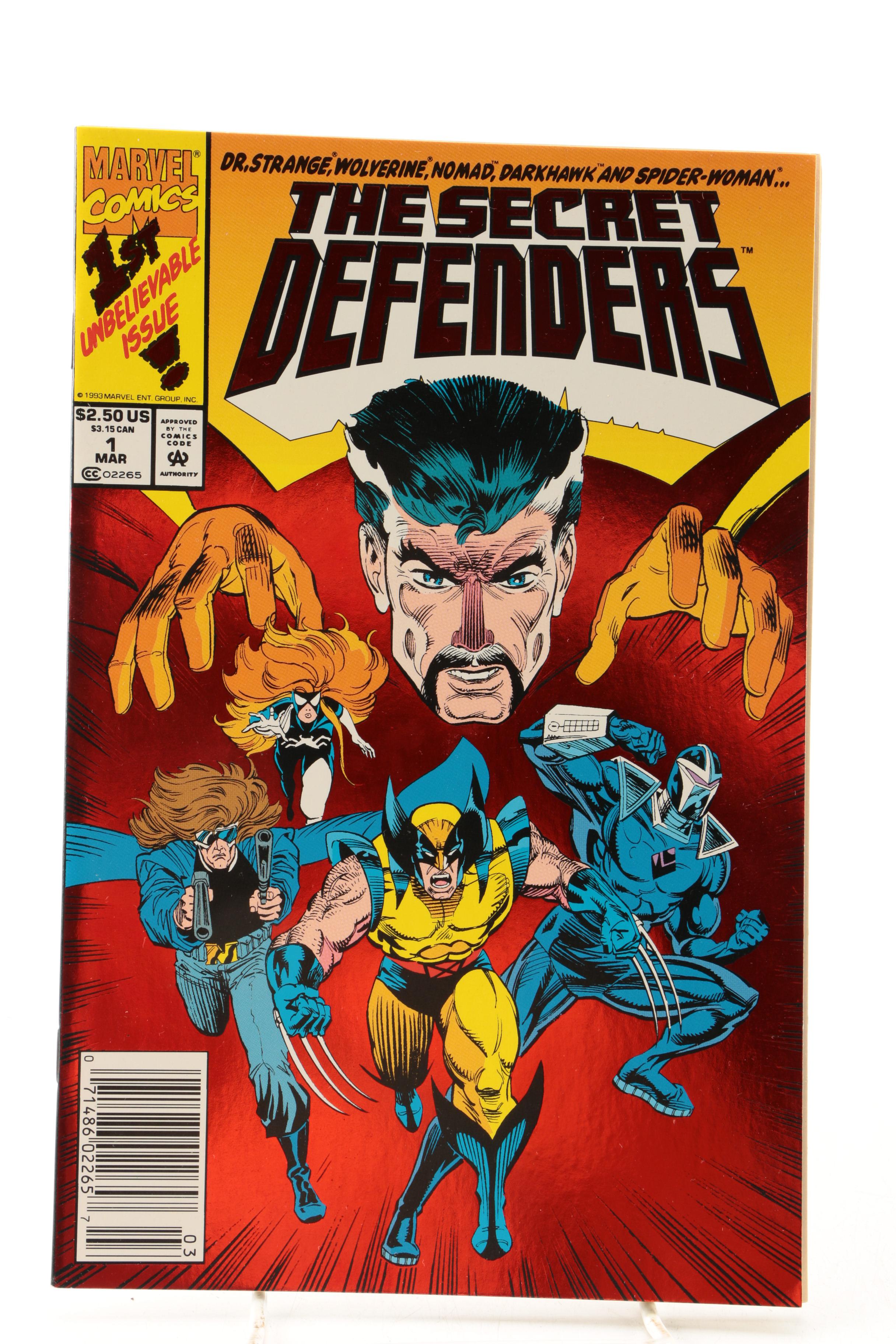 "Secret Defenders" 1-3 and X-Men Themed Comics