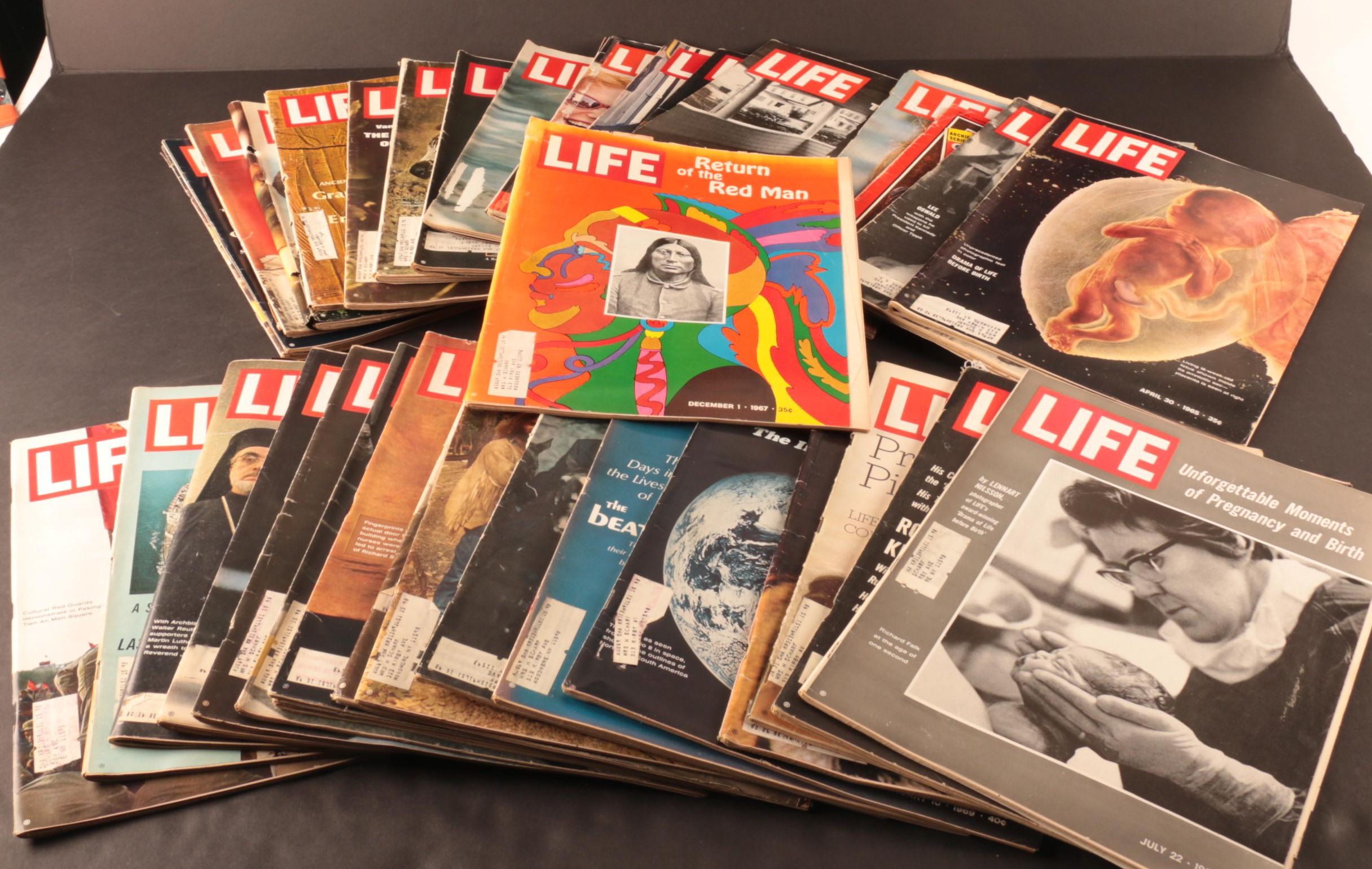 Collection of "Life" Magazines