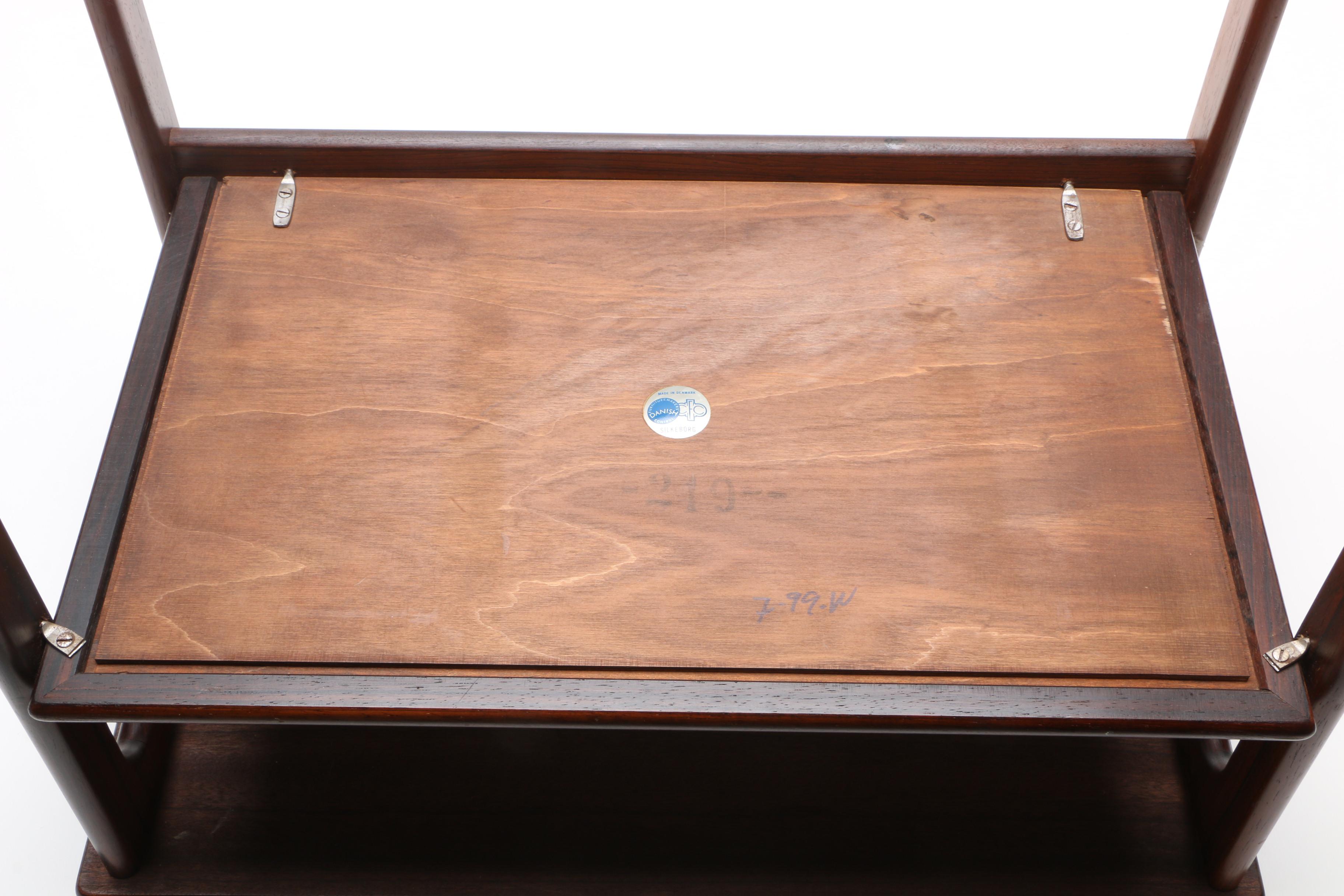 Danish Modern Rosewood Nesting Tables by CFC Silkeborg