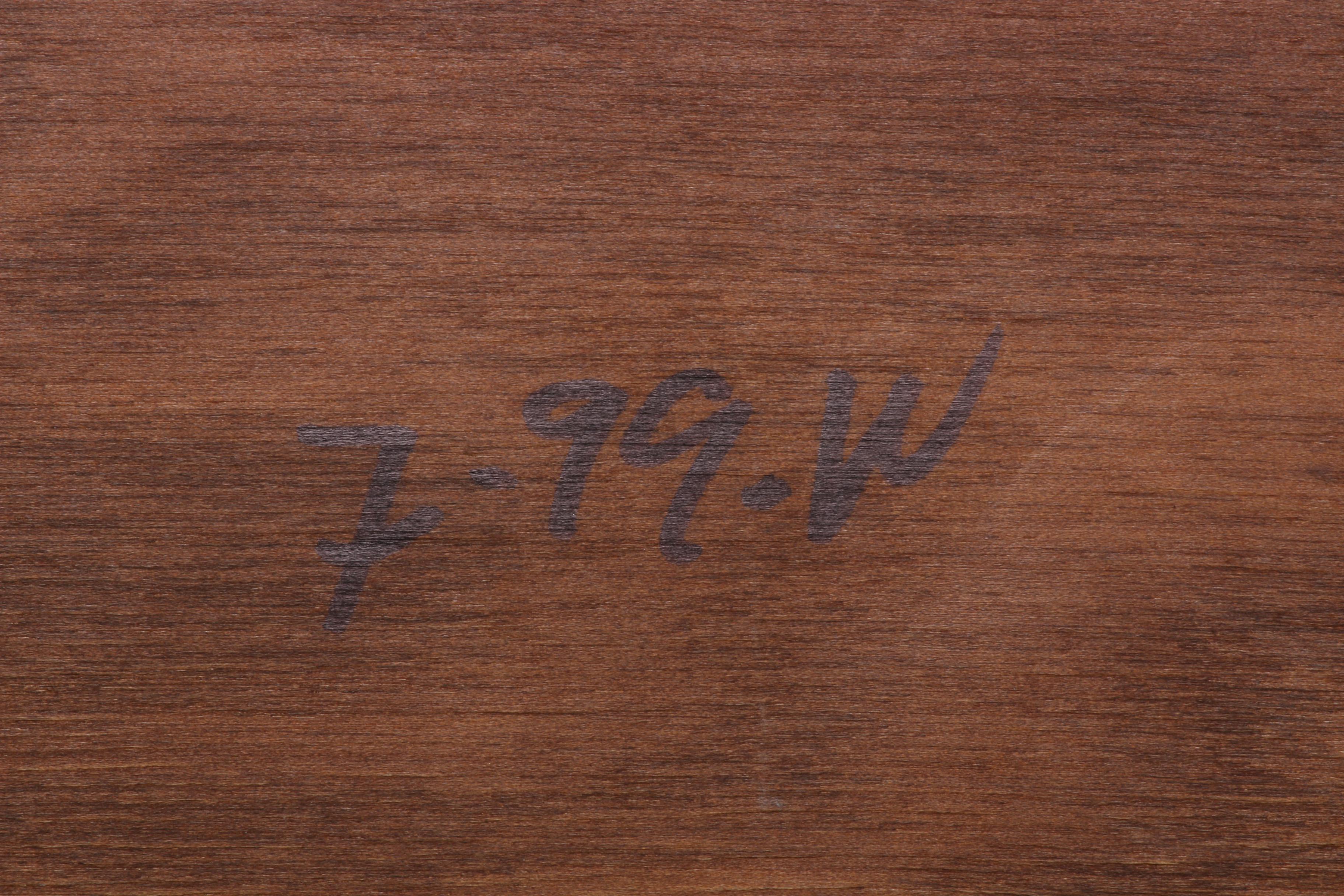 Danish Modern Rosewood Nesting Tables by CFC Silkeborg