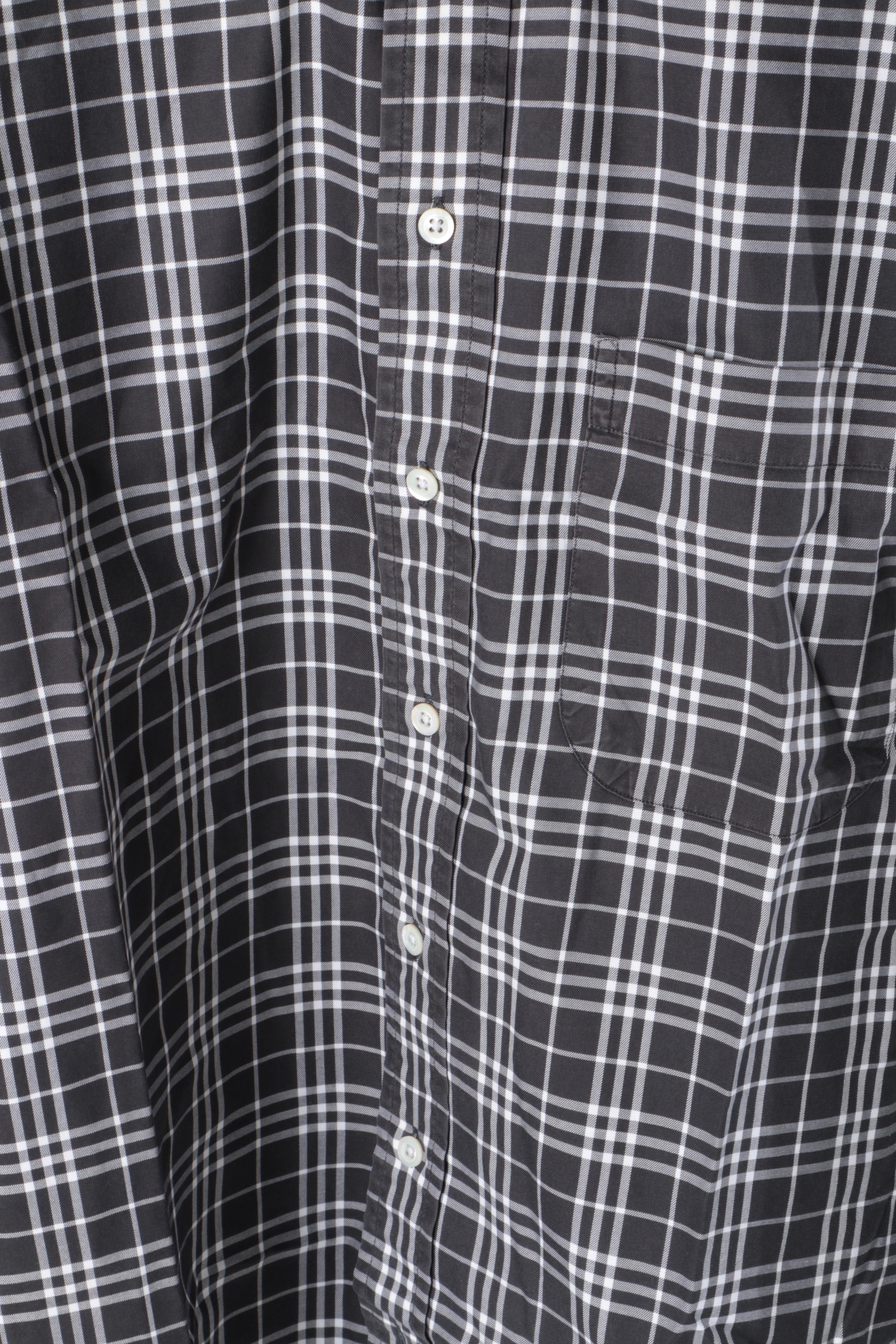 Men's Burberry Plaid Shirts